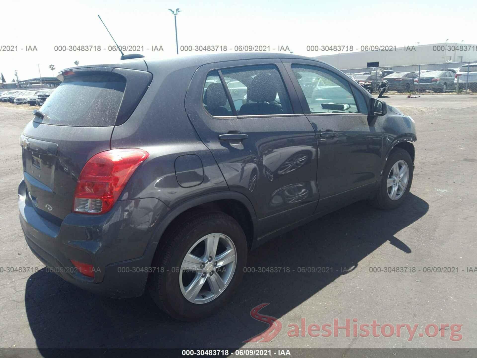 3GNCJKSB3KL296133 2019 CHEVROLET TRAX