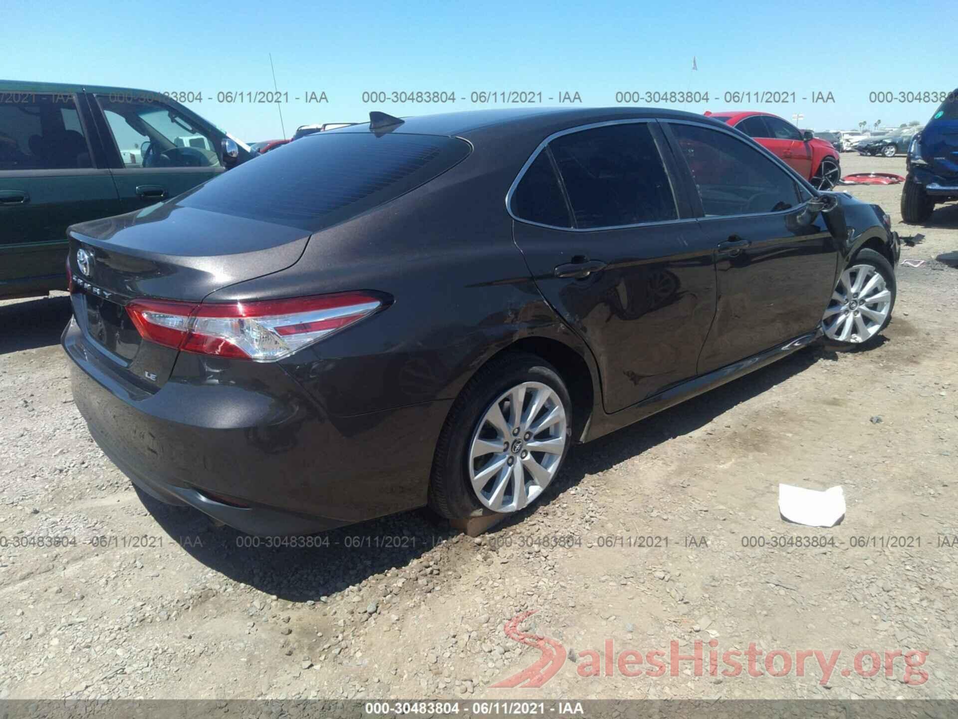 4T1B11HK0KU193890 2019 TOYOTA CAMRY