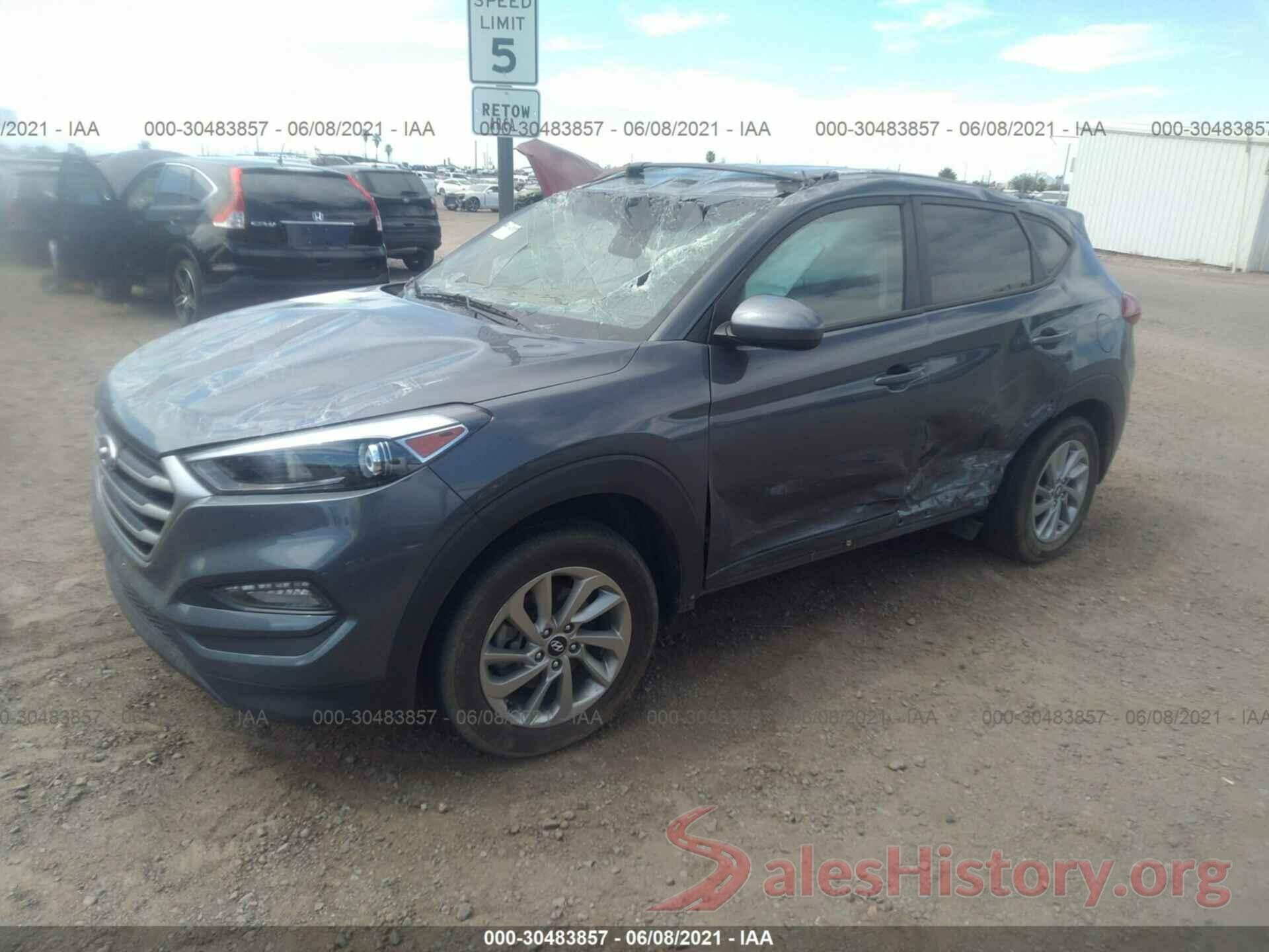 KM8J3CA4XJU717820 2018 HYUNDAI TUCSON