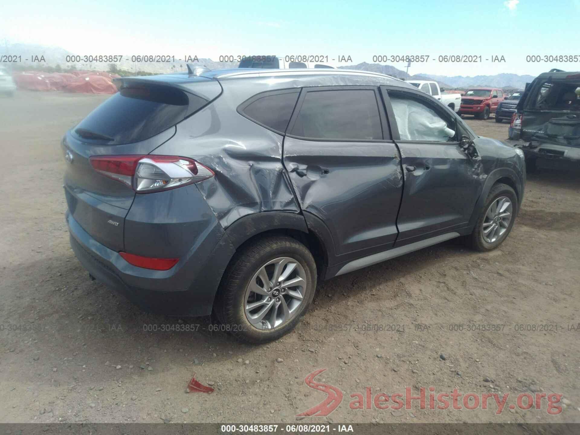 KM8J3CA4XJU717820 2018 HYUNDAI TUCSON