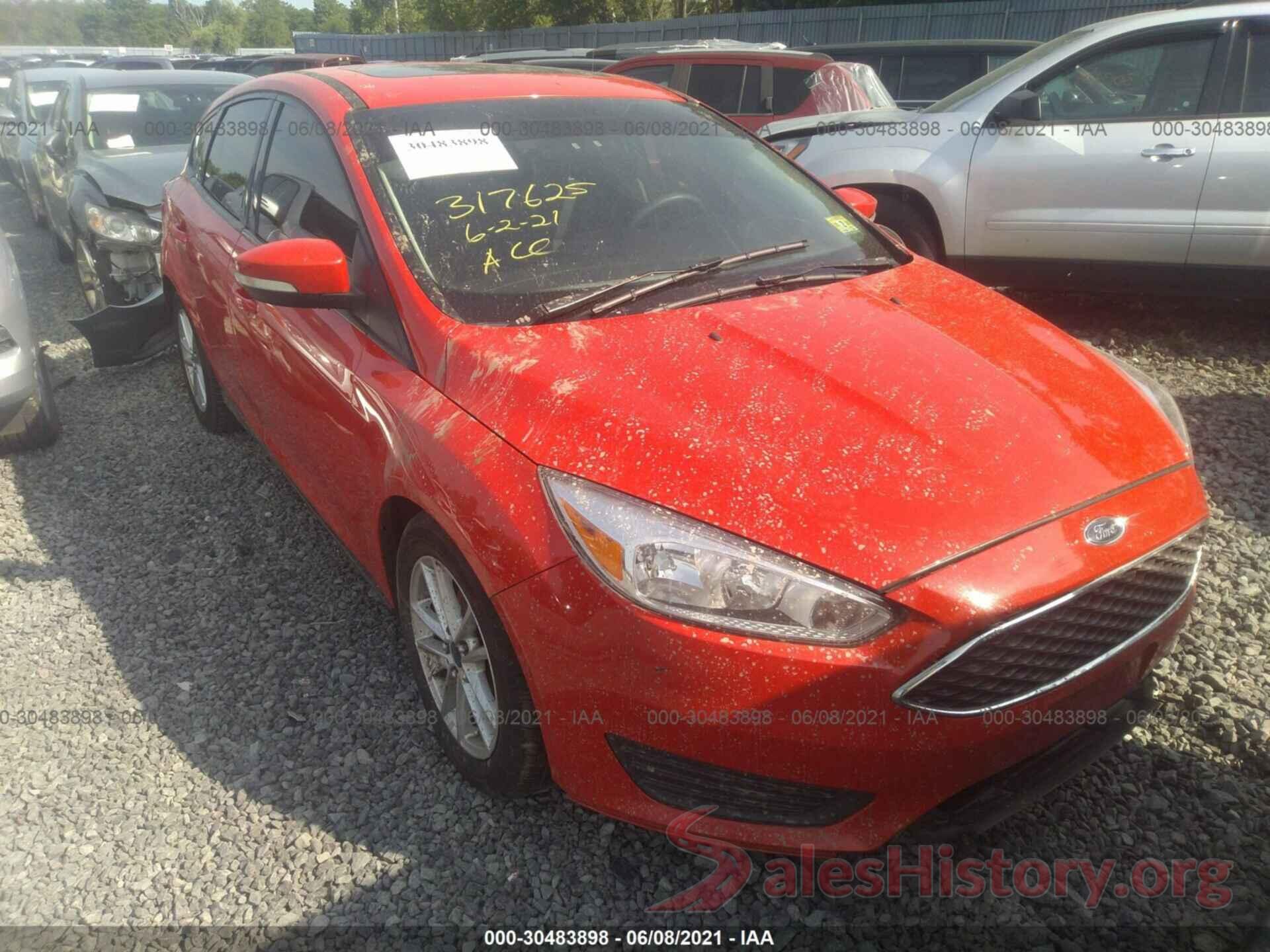 1FADP3K2XGL205322 2016 FORD FOCUS