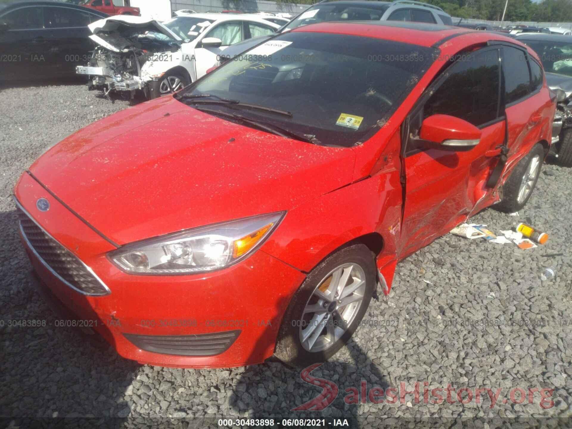 1FADP3K2XGL205322 2016 FORD FOCUS