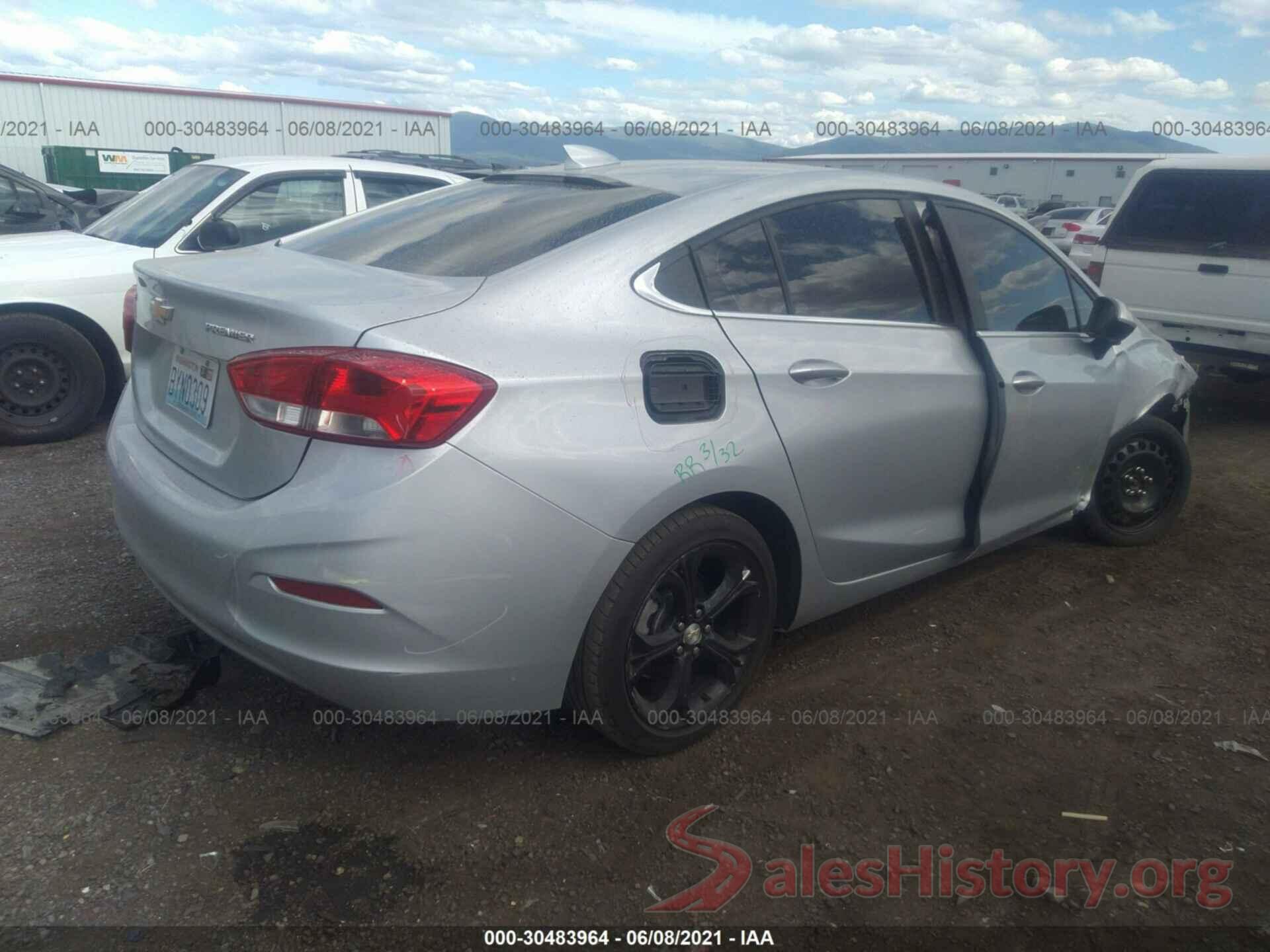 1G1BF5SM5K7101140 2019 CHEVROLET CRUZE