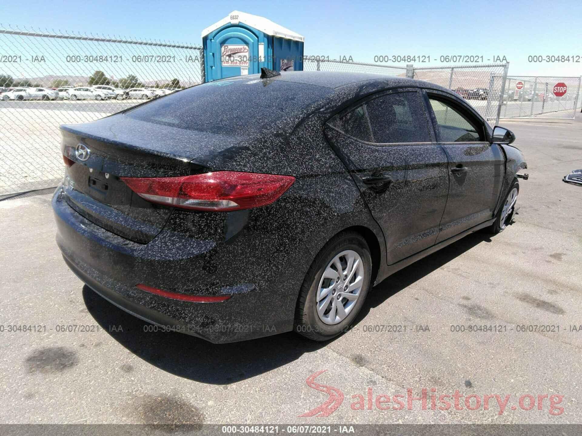 5NPD74LF0HH193317 2017 HYUNDAI ELANTRA