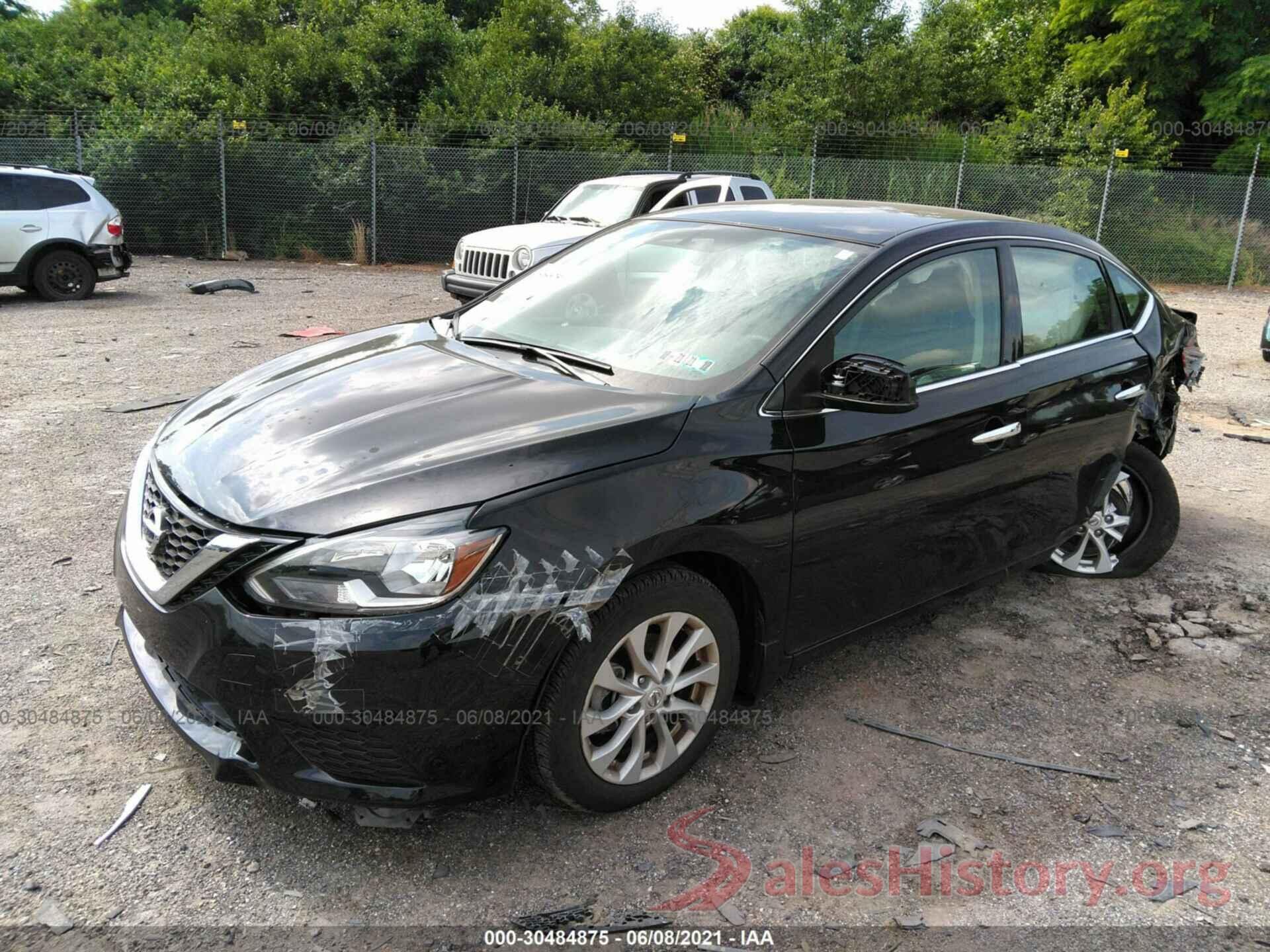 3N1AB7APXKY424882 2019 NISSAN SENTRA