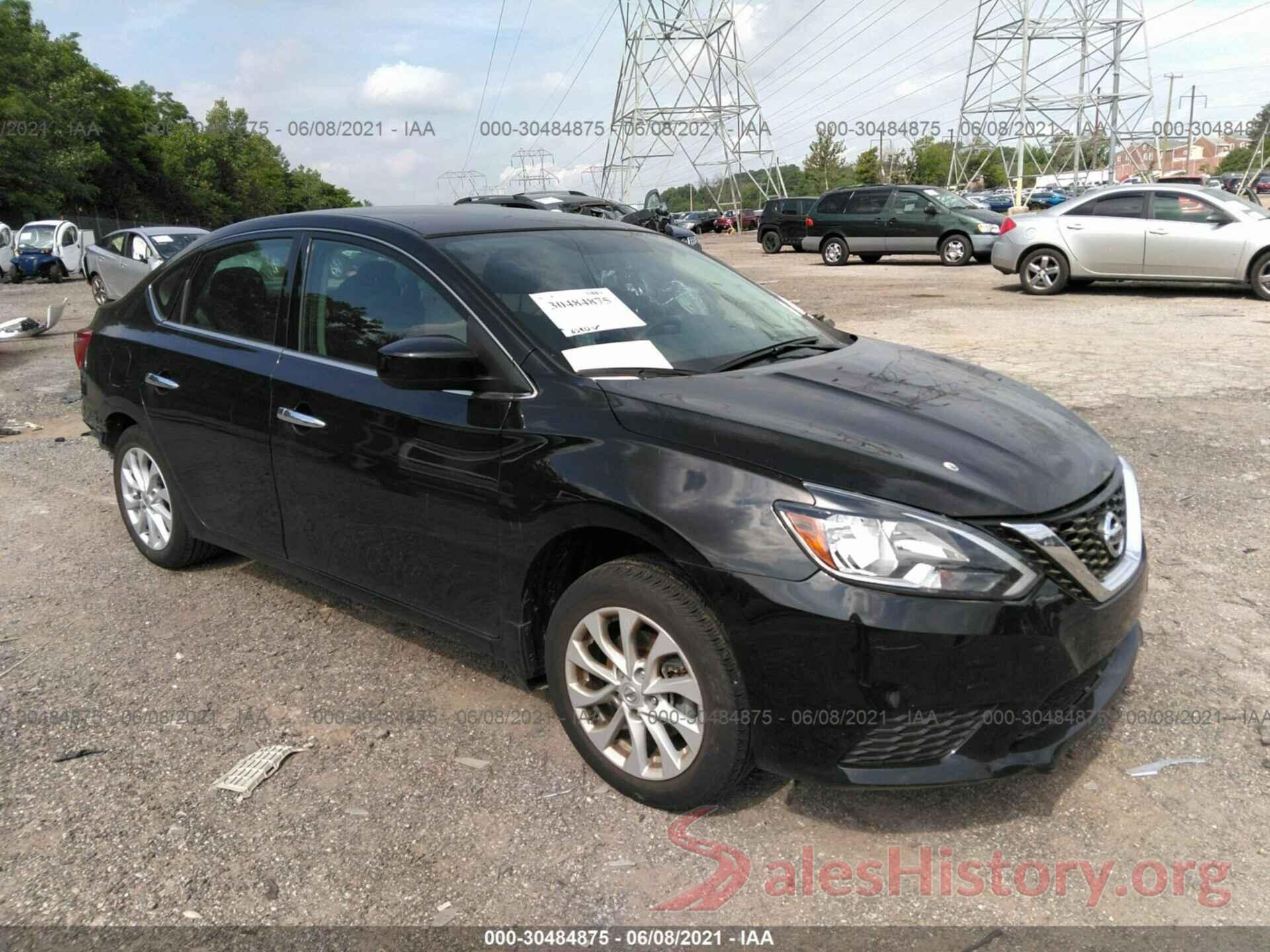 3N1AB7APXKY424882 2019 NISSAN SENTRA