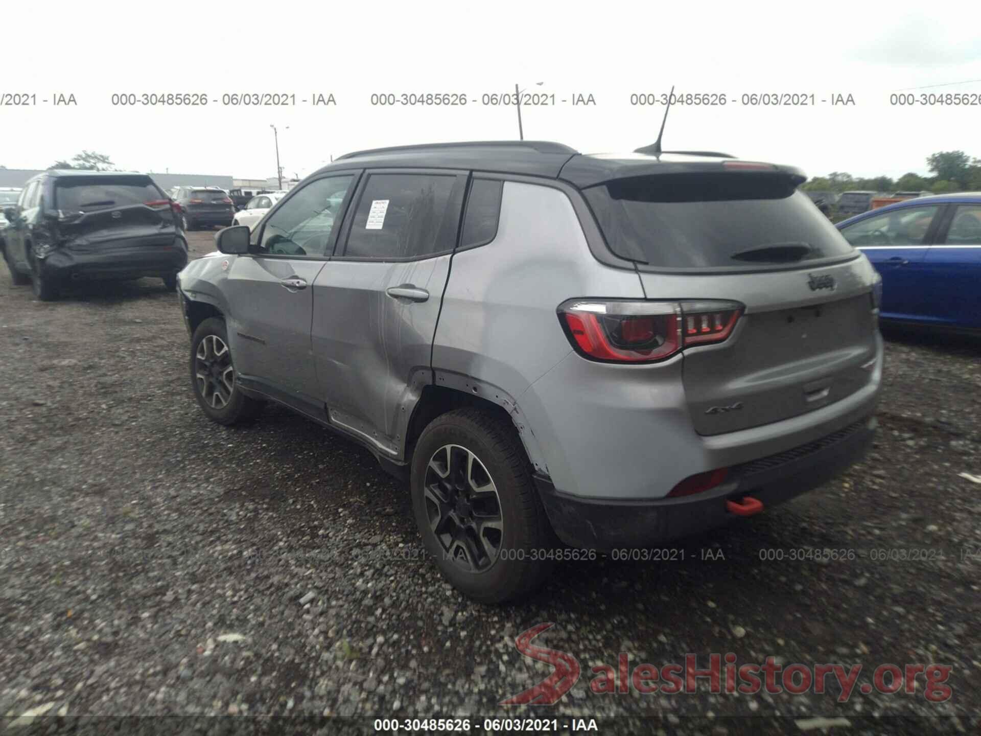 3C4NJDDB4LT189460 2020 JEEP COMPASS