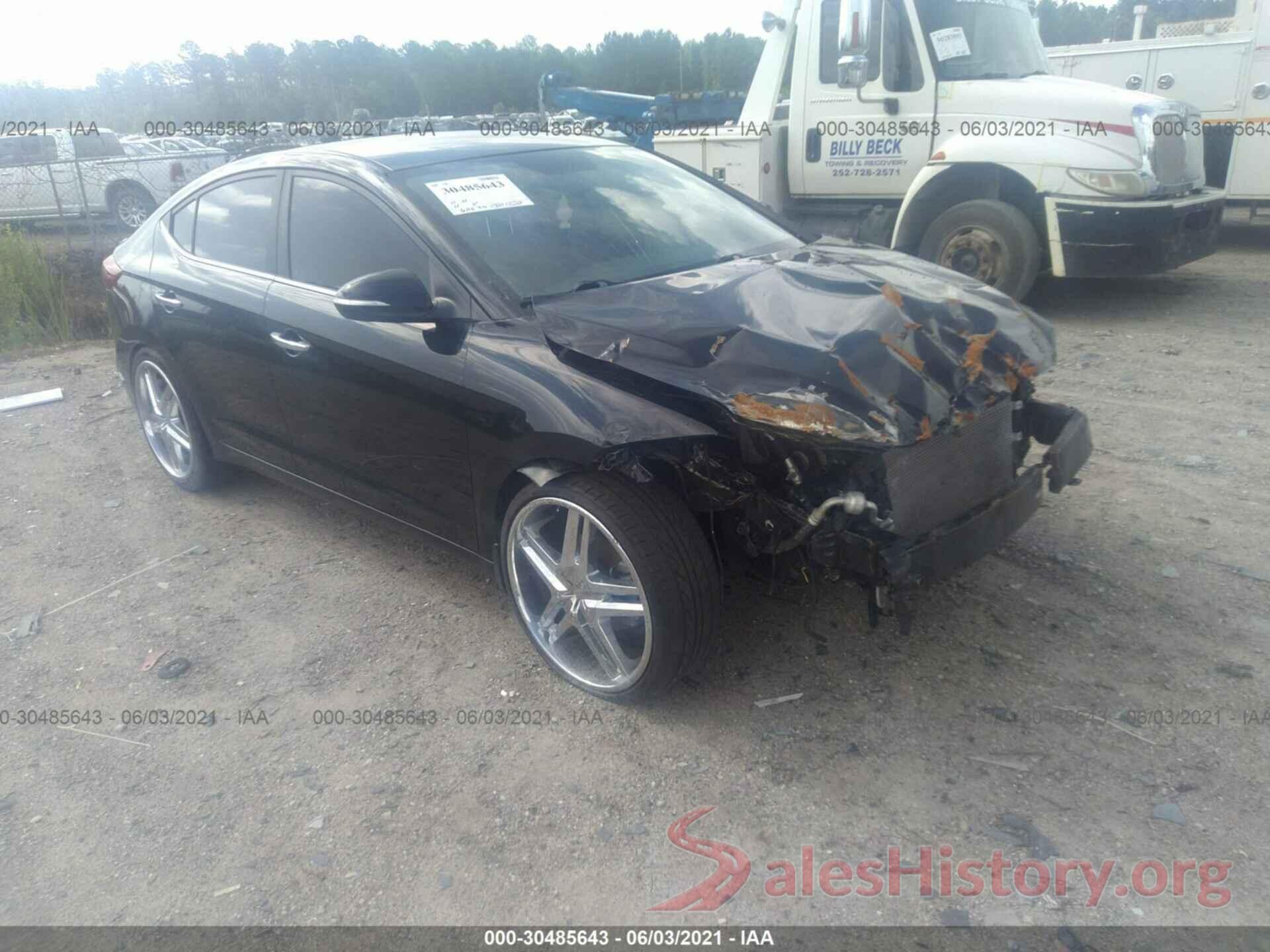 KMHD84LF1HU284563 2017 HYUNDAI ELANTRA