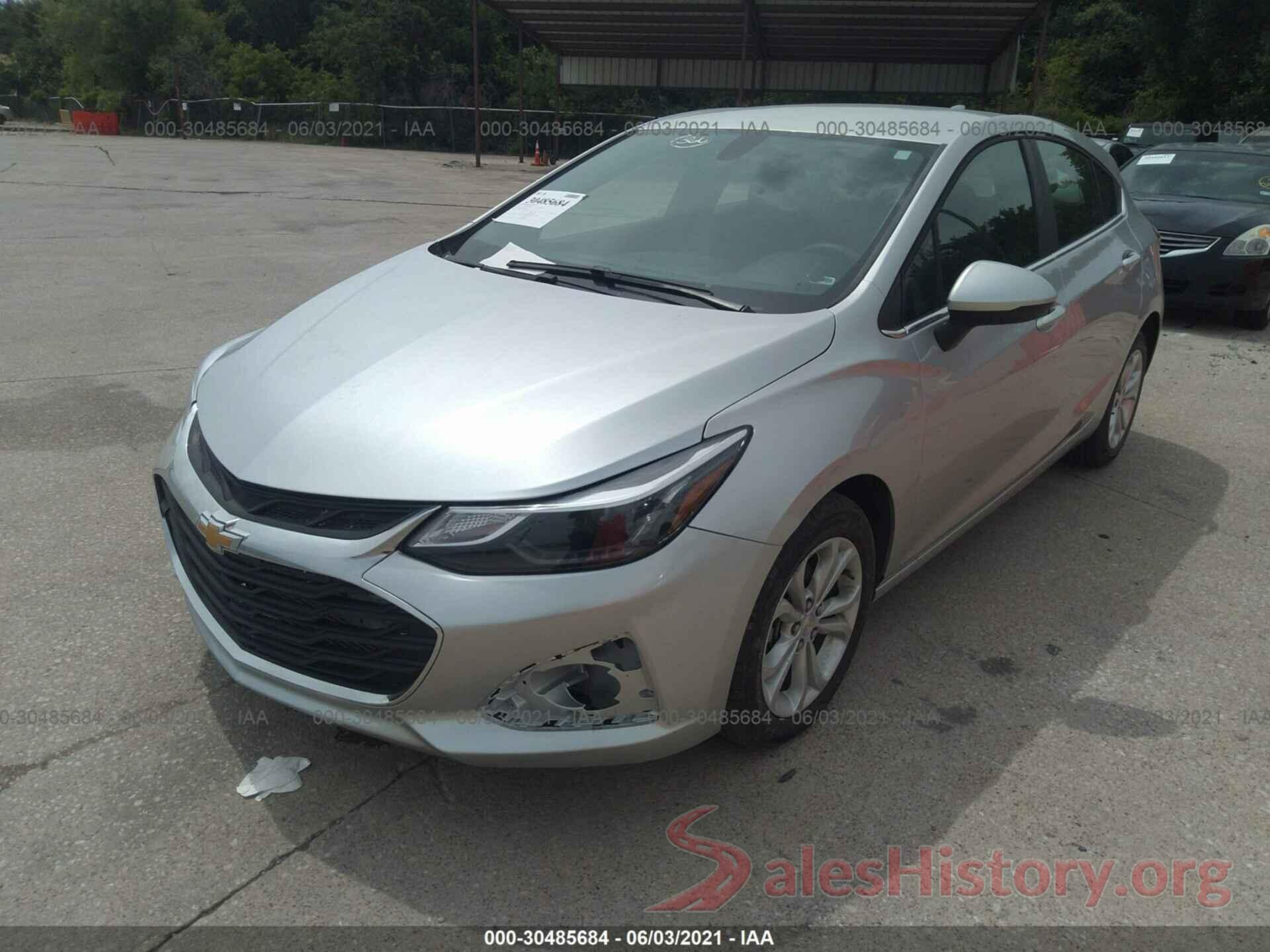 3G1BE6SMXKS560688 2019 CHEVROLET CRUZE