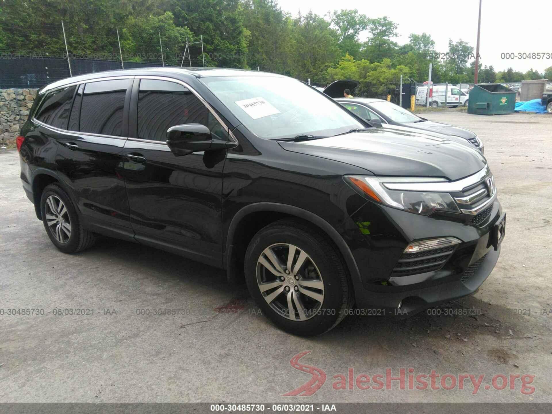 5FNYF5H5XGB009329 2016 HONDA PILOT