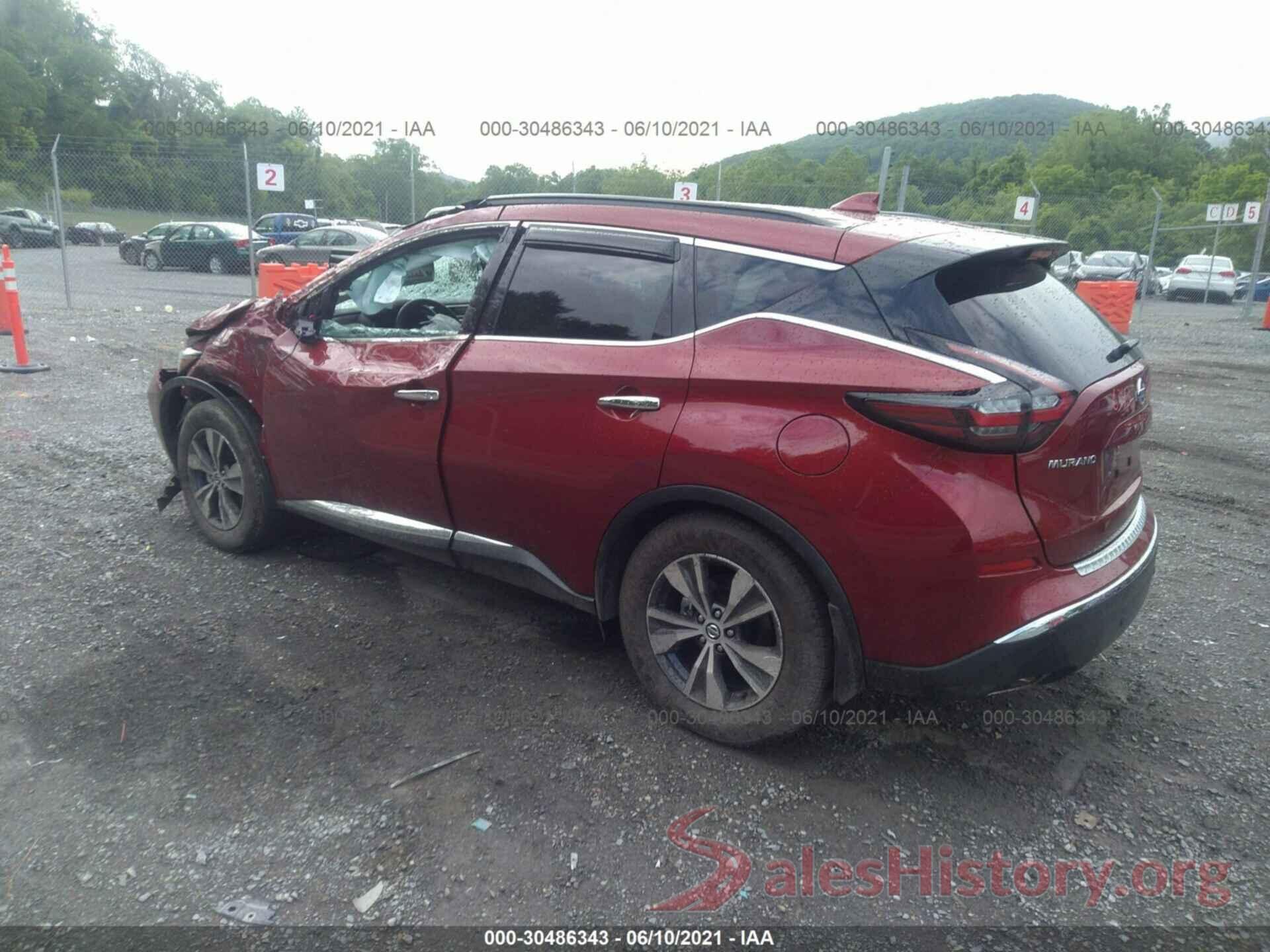 5N1AZ2BJ7LN155210 2020 NISSAN MURANO