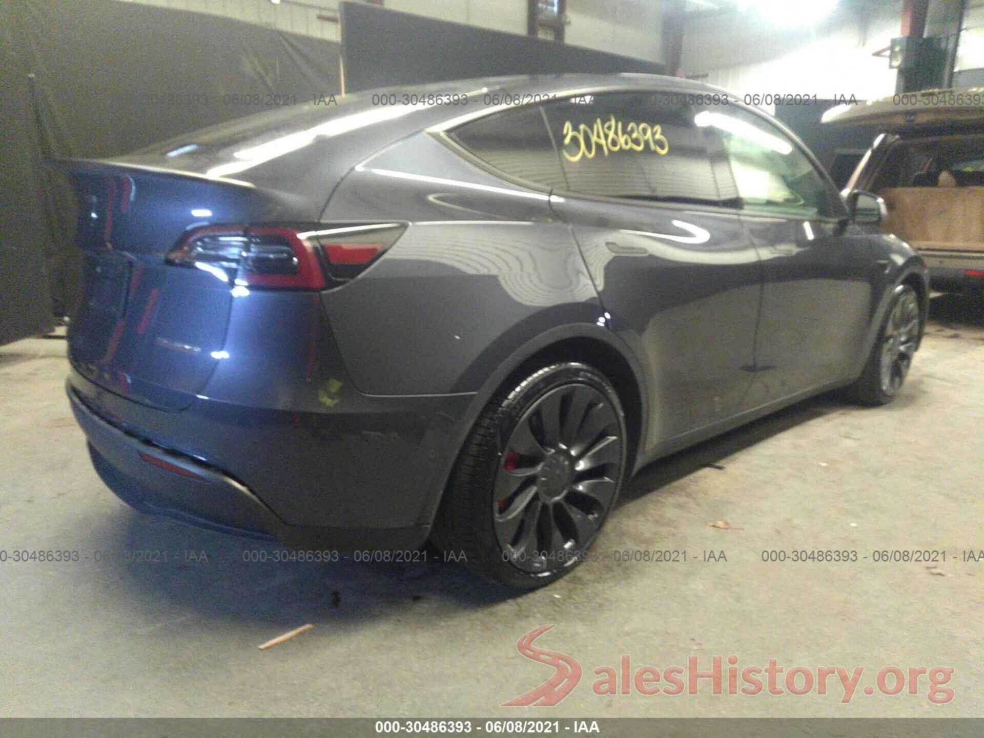 5YJYGDEF3LF033664 2020 TESLA MODEL Y