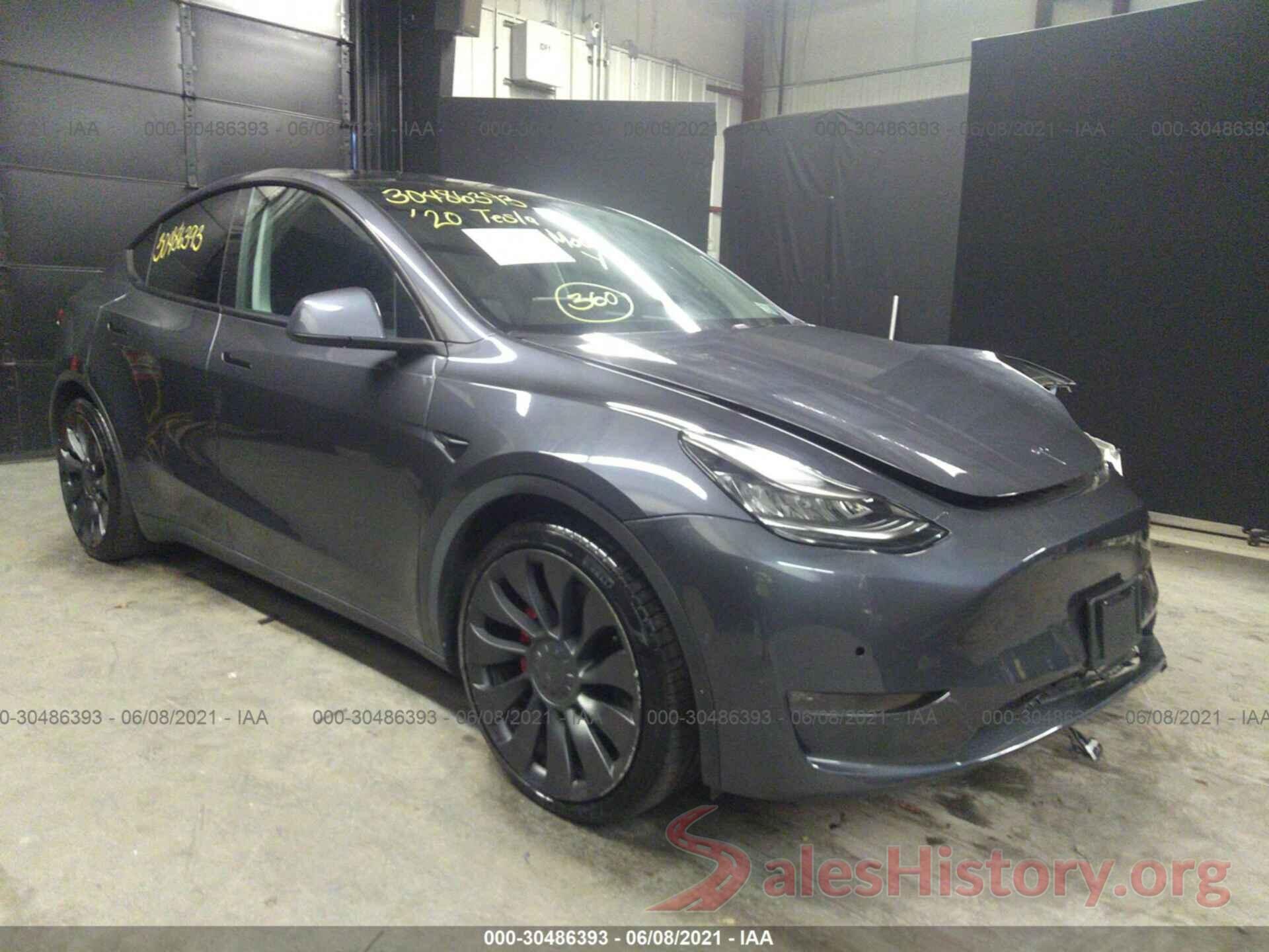 5YJYGDEF3LF033664 2020 TESLA MODEL Y