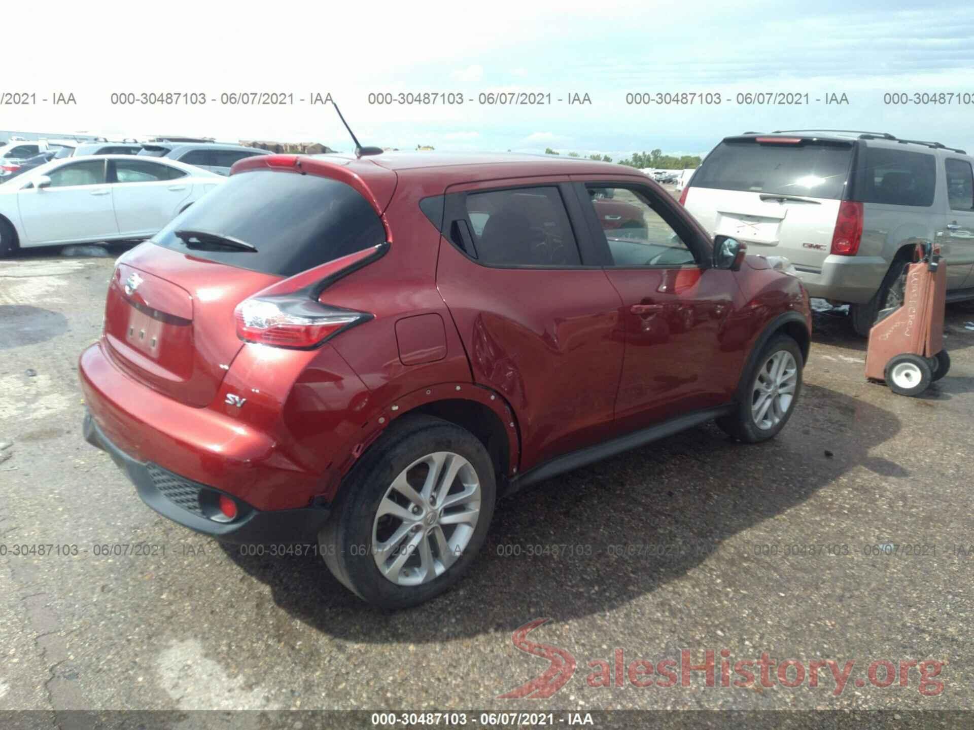 JN8AF5MR8GT610329 2016 NISSAN JUKE