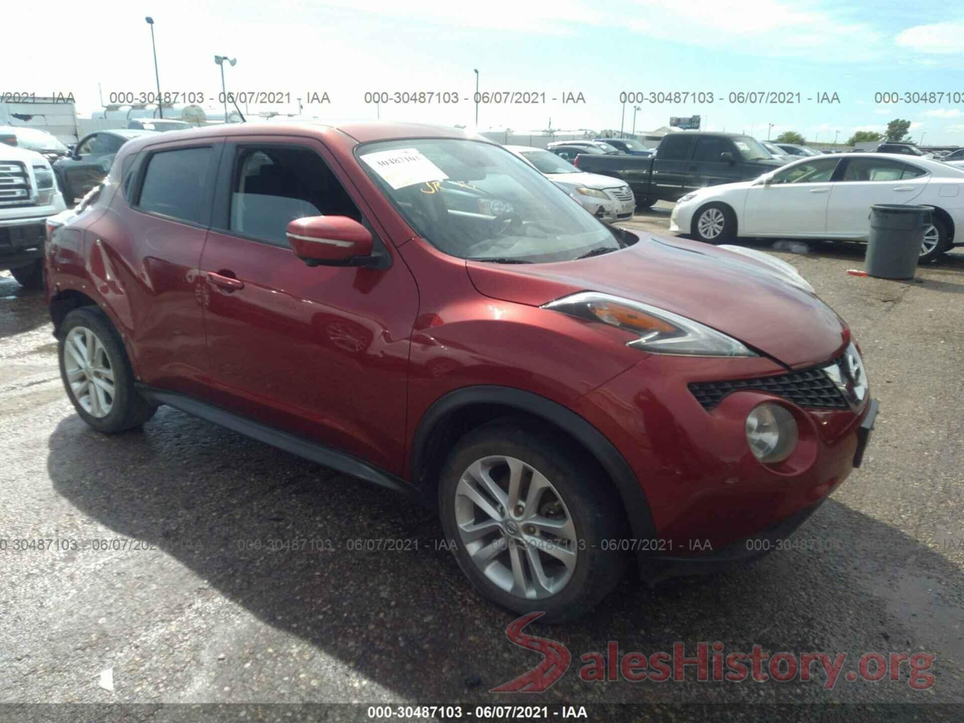 JN8AF5MR8GT610329 2016 NISSAN JUKE