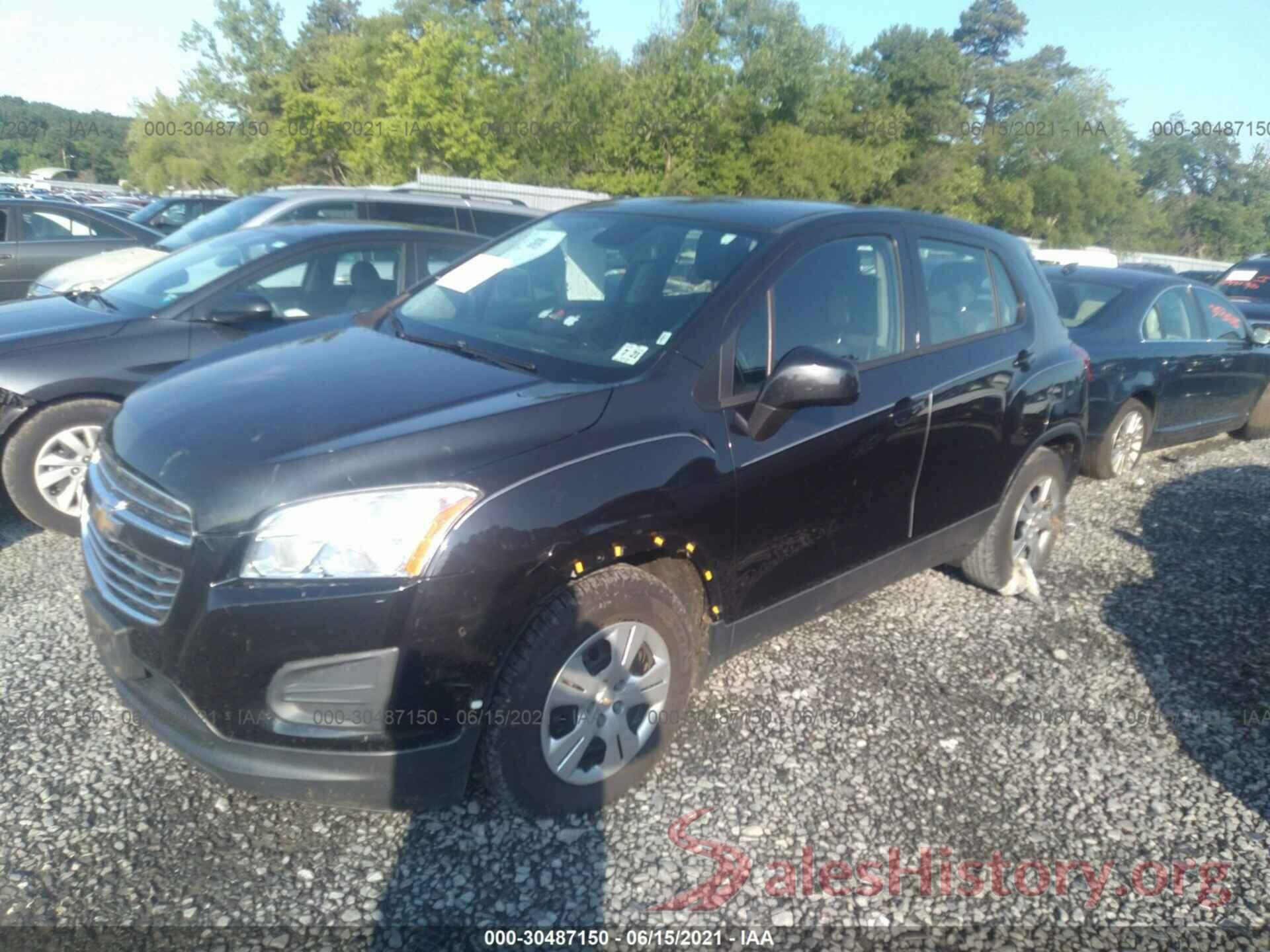 KL7CJKSB1GB647667 2016 CHEVROLET TRAX