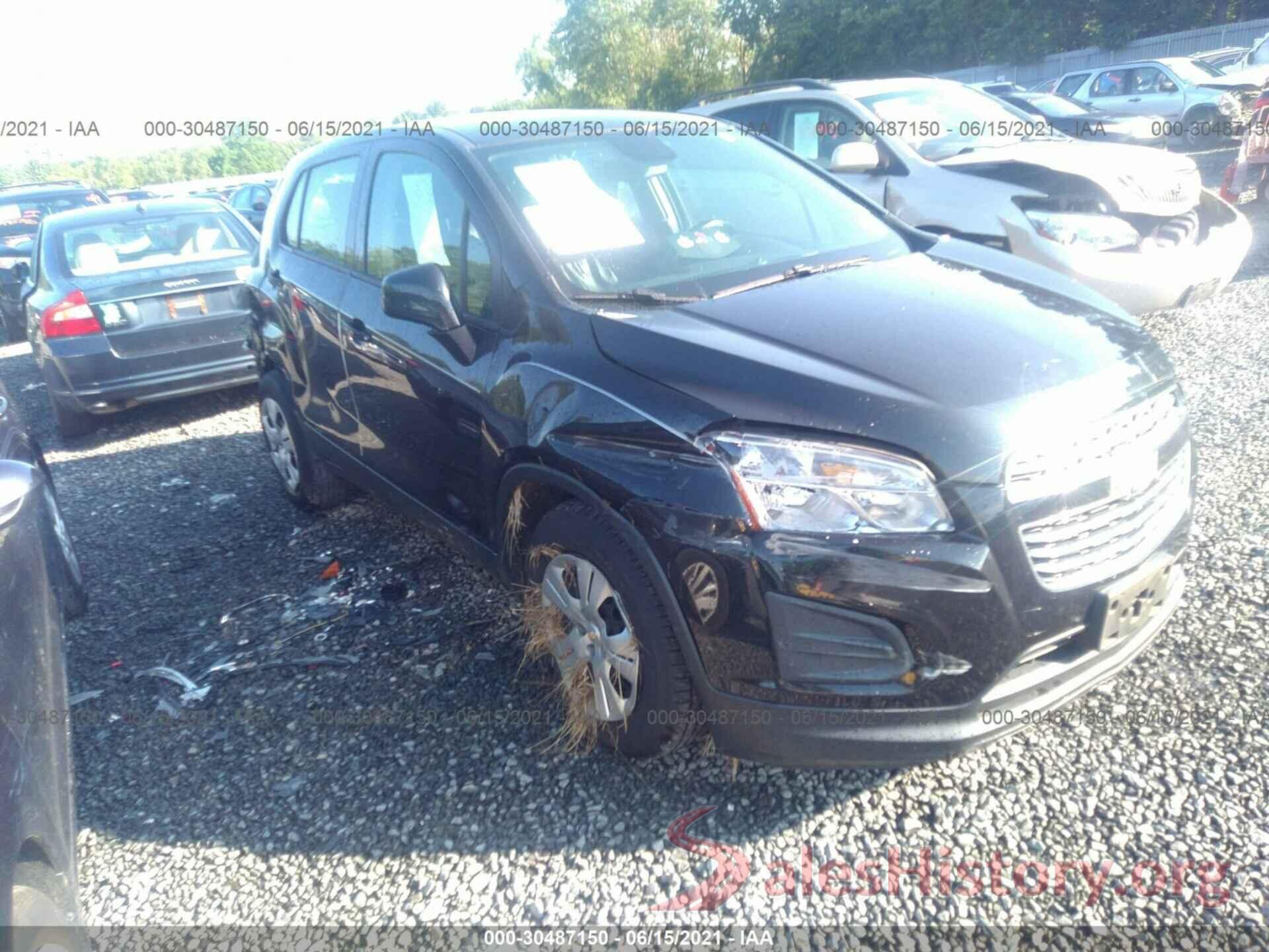 KL7CJKSB1GB647667 2016 CHEVROLET TRAX