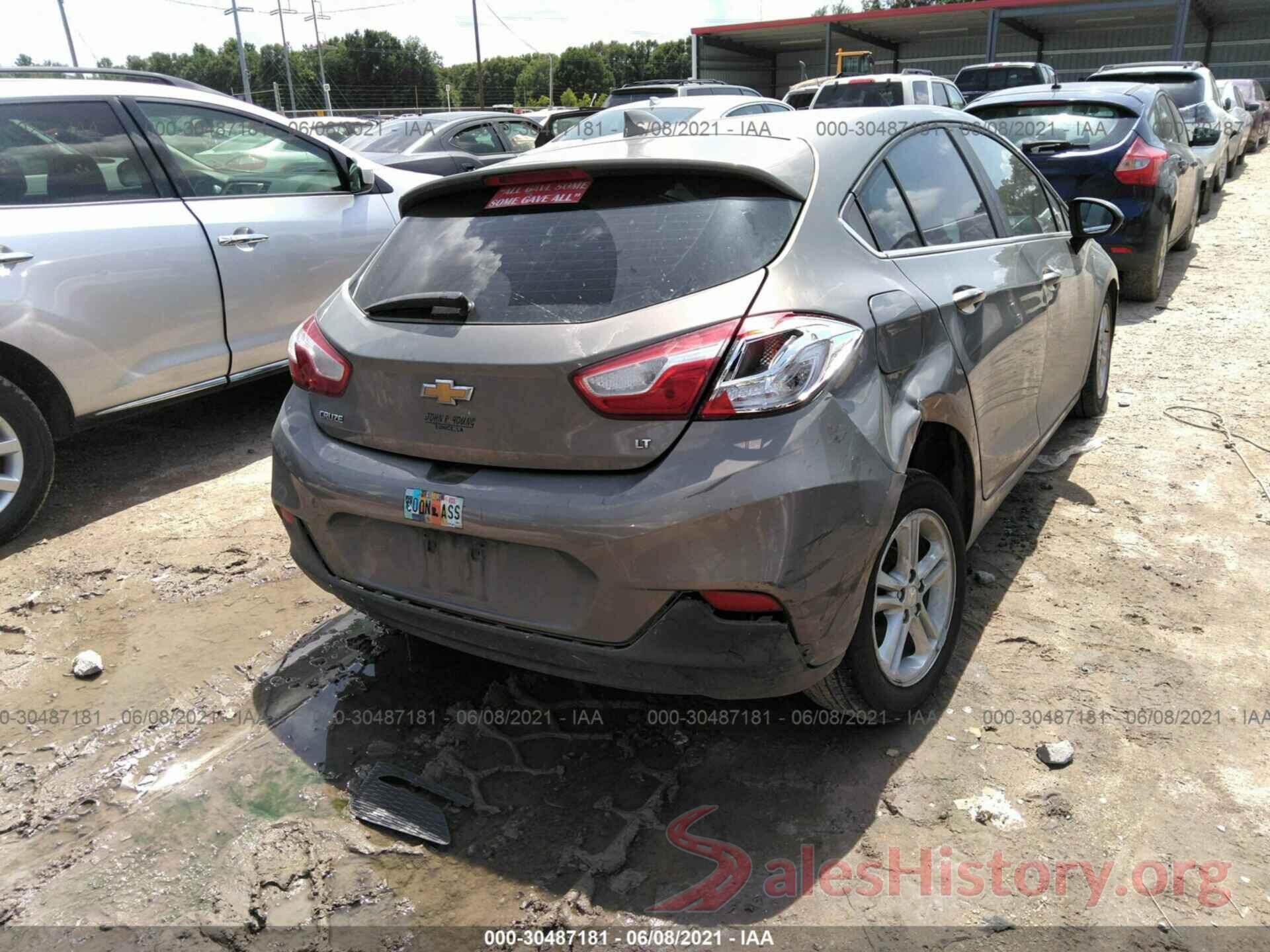 3G1BE6SM9JS653264 2018 CHEVROLET CRUZE