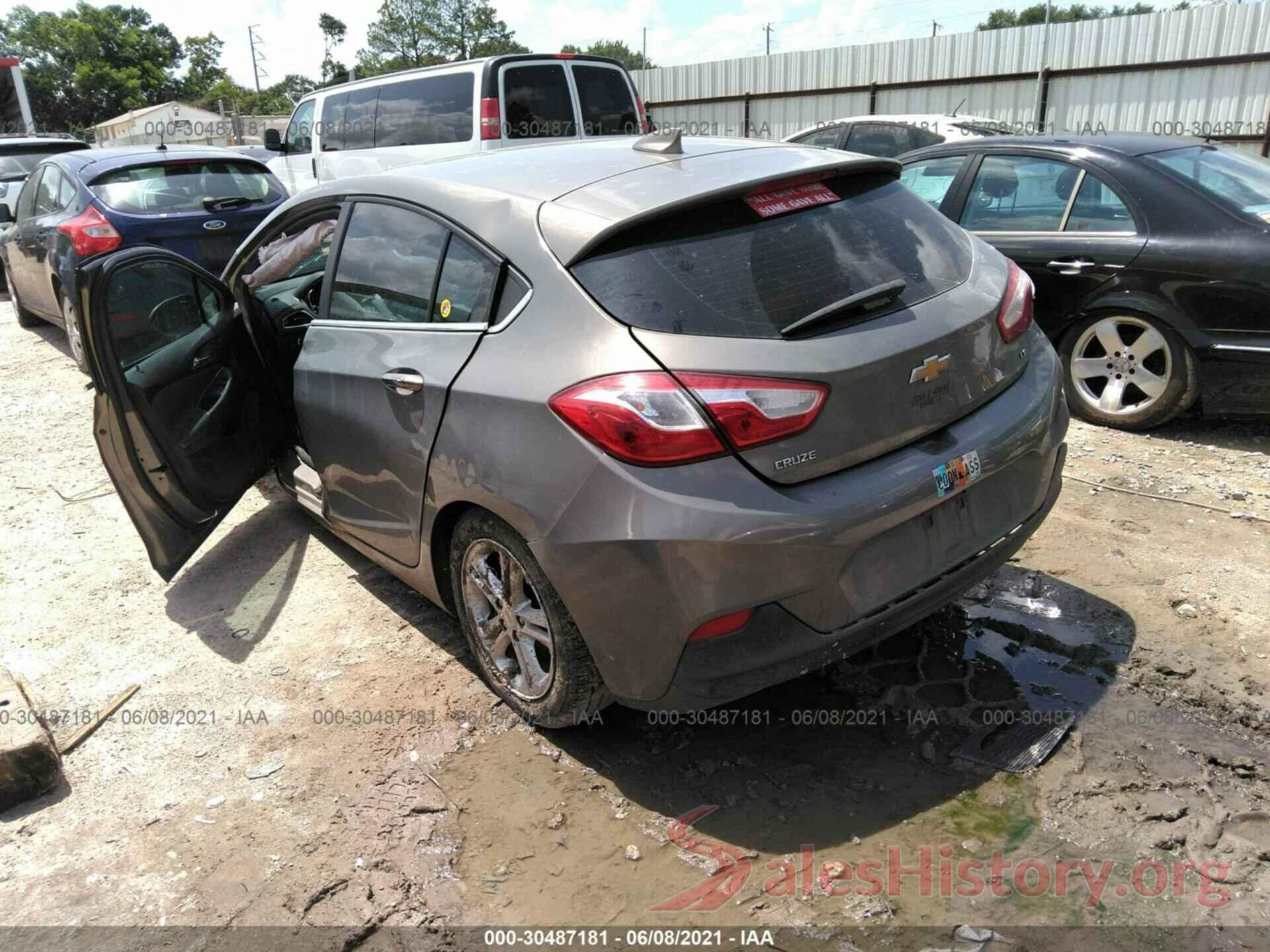 3G1BE6SM9JS653264 2018 CHEVROLET CRUZE