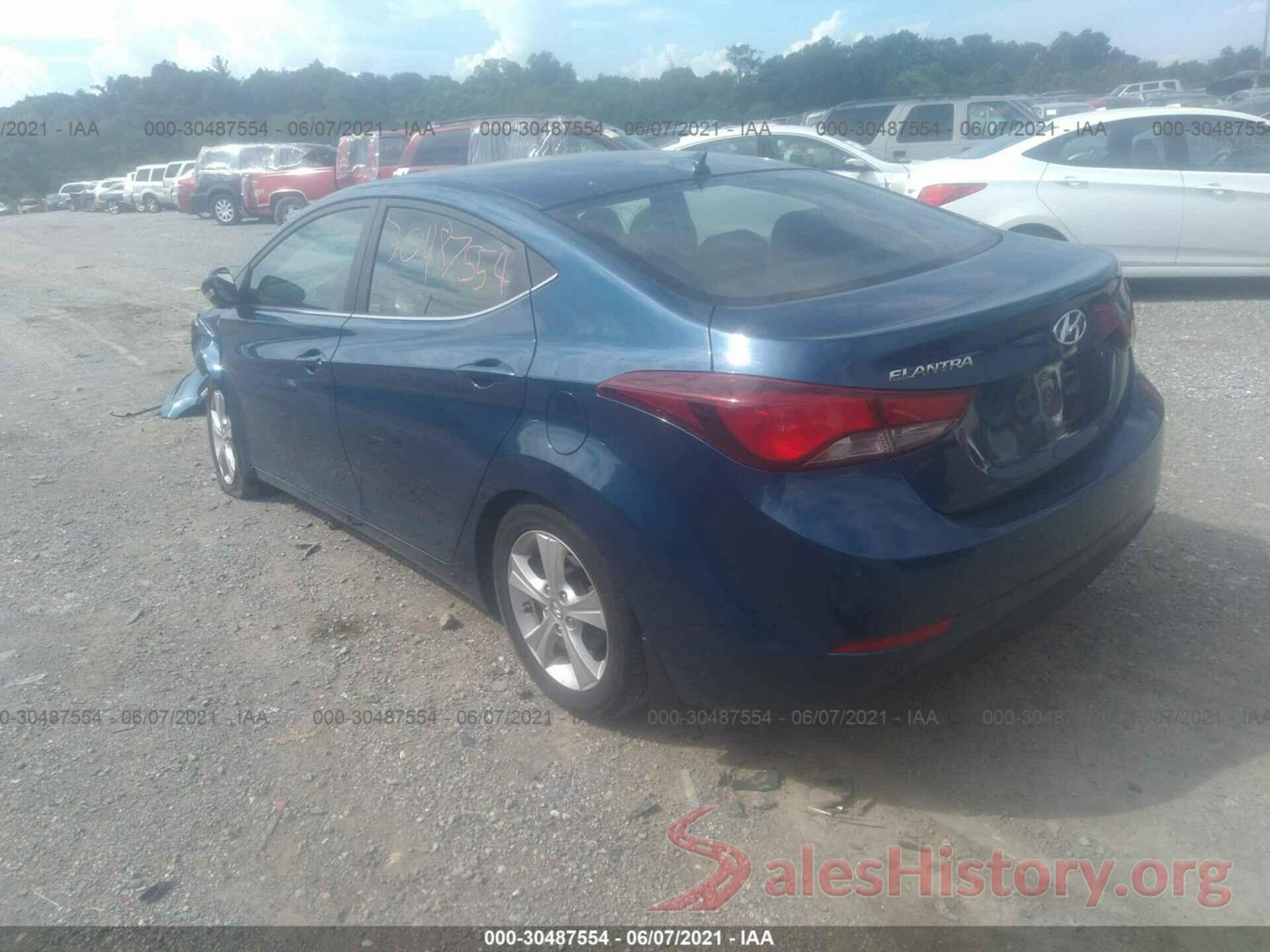 KMHDH4AE6GU601021 2016 HYUNDAI ELANTRA