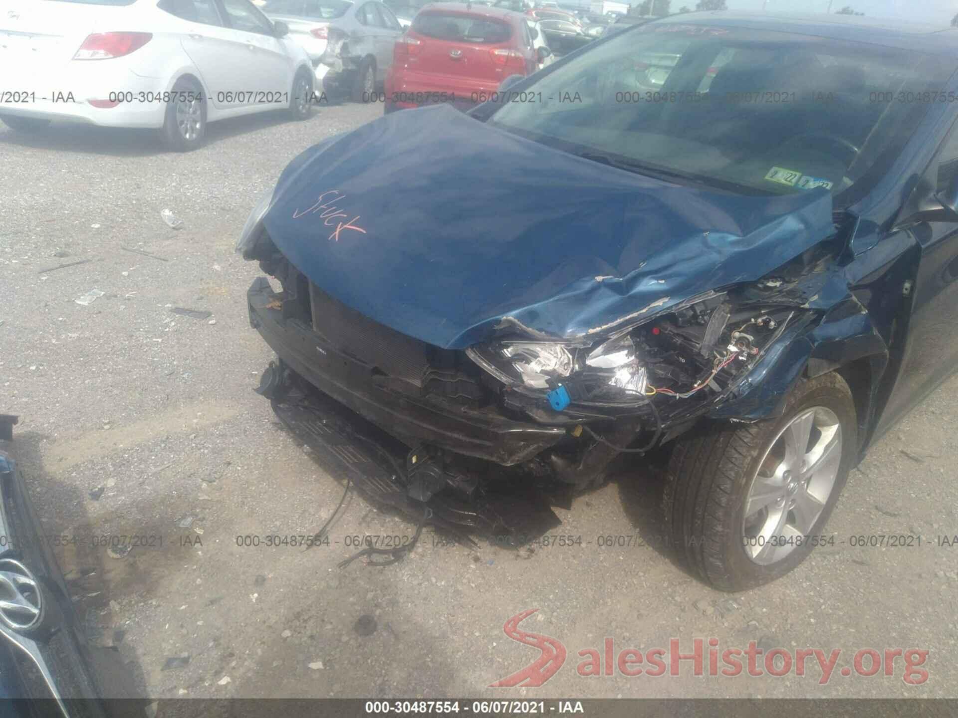 KMHDH4AE6GU601021 2016 HYUNDAI ELANTRA