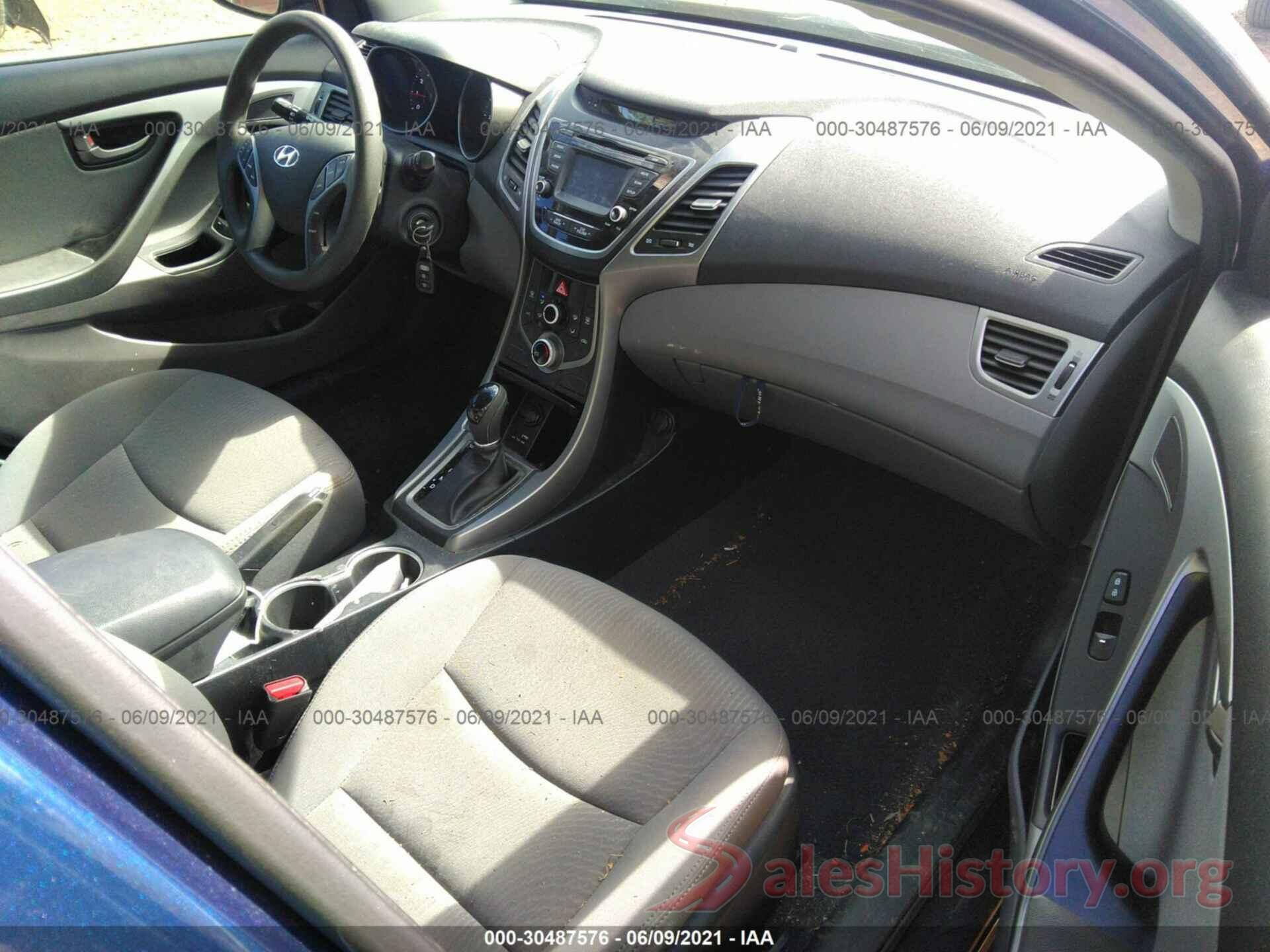 5NPDH4AEXGH679638 2016 HYUNDAI ELANTRA