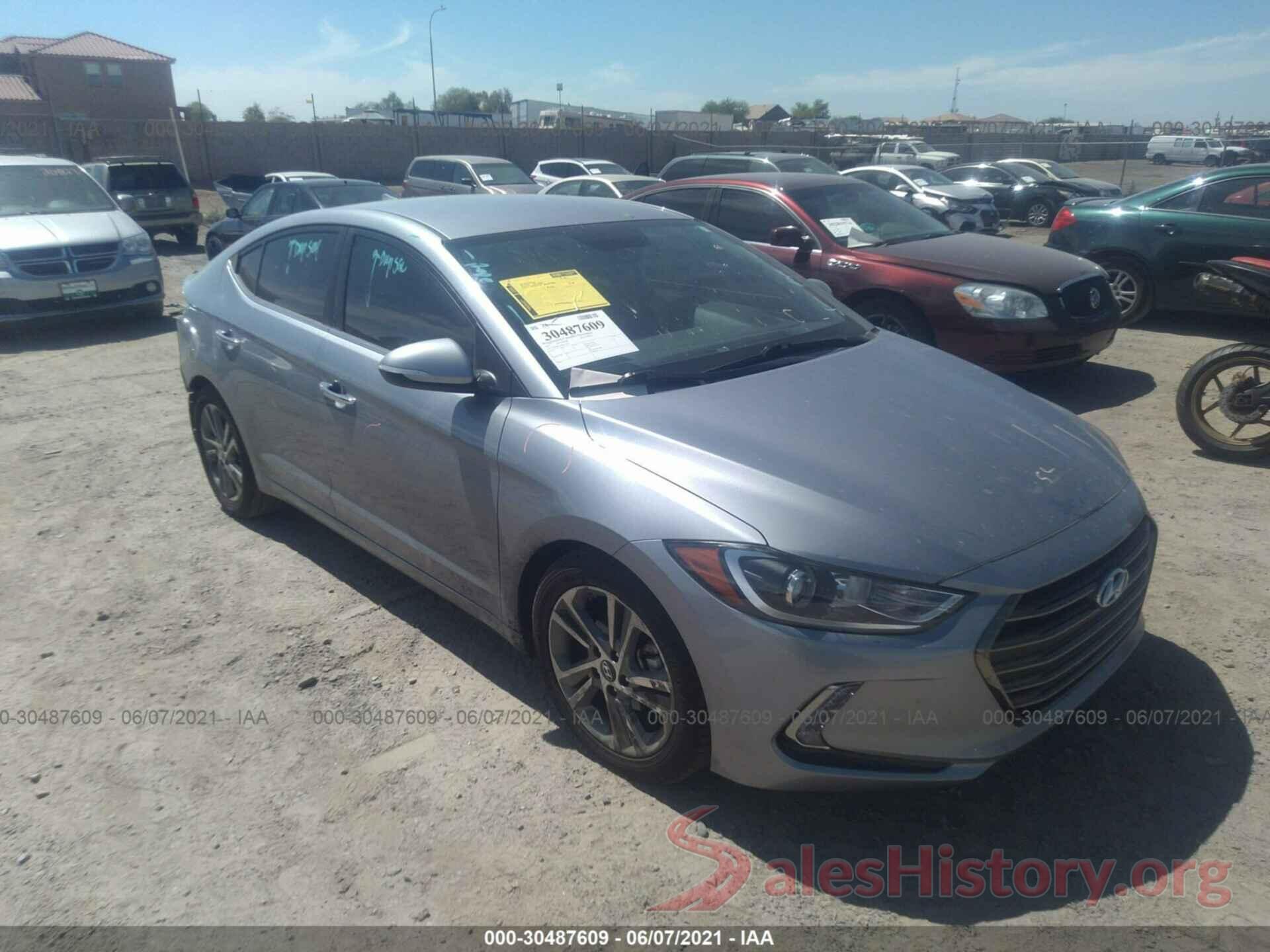 5NPD84LF1HH130952 2017 HYUNDAI ELANTRA