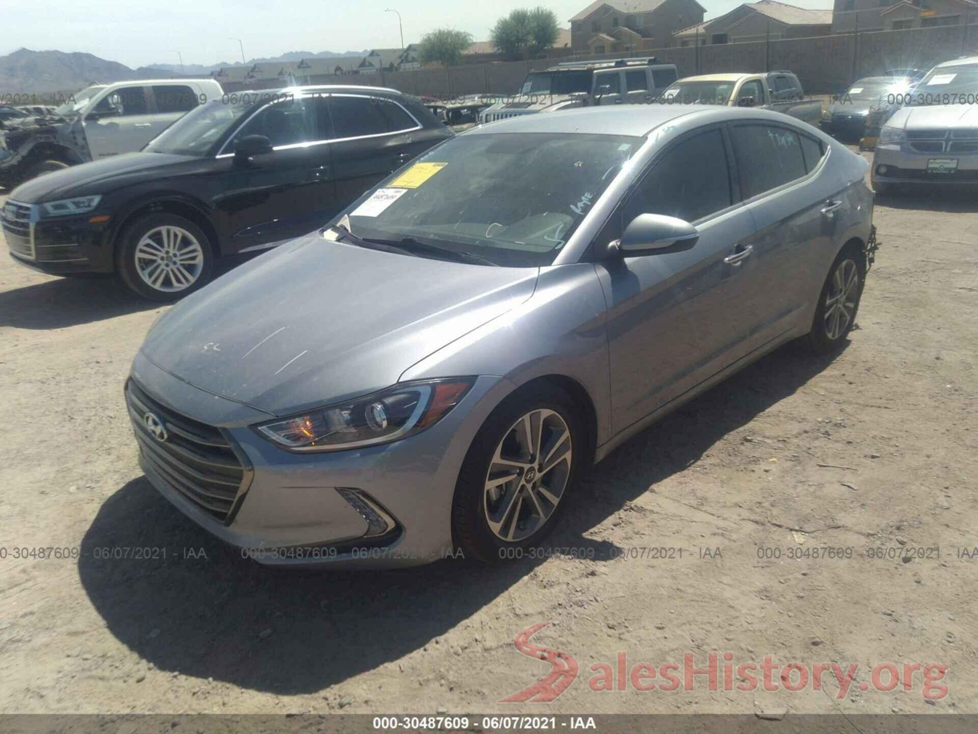 5NPD84LF1HH130952 2017 HYUNDAI ELANTRA