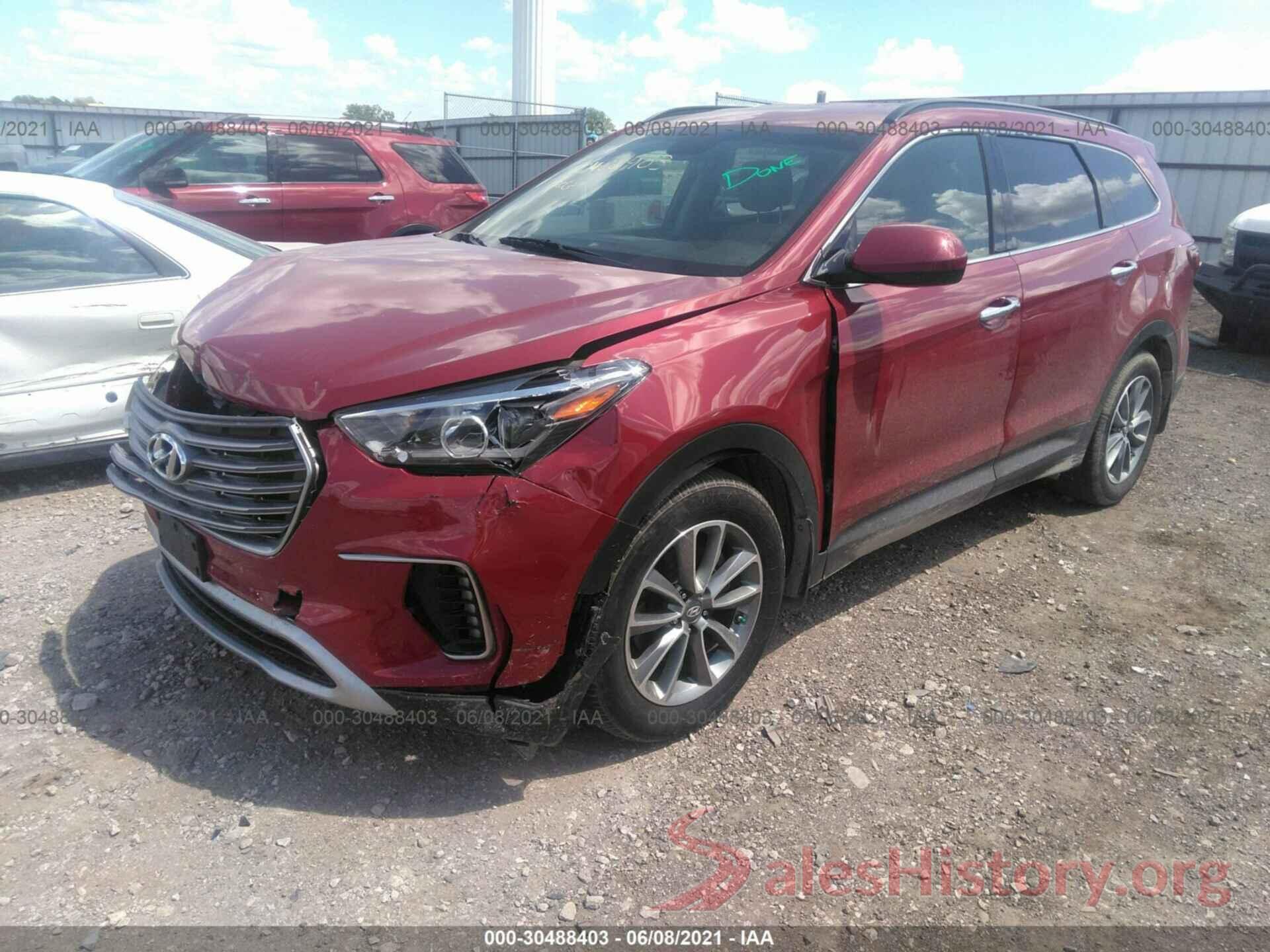 KM8SMDHF1HU203055 2017 HYUNDAI SANTA FE