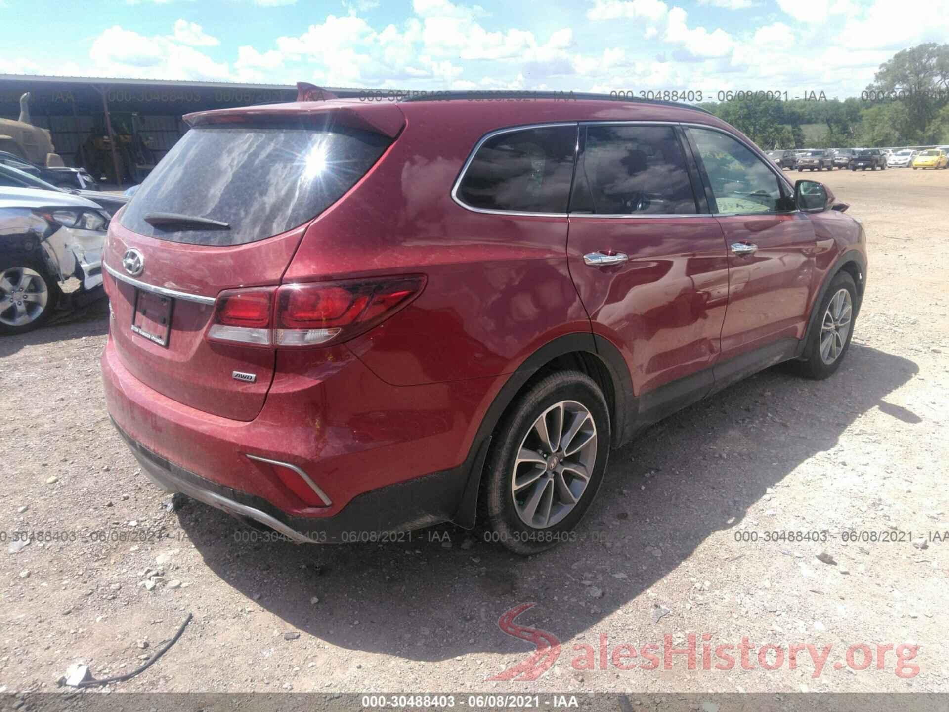 KM8SMDHF1HU203055 2017 HYUNDAI SANTA FE