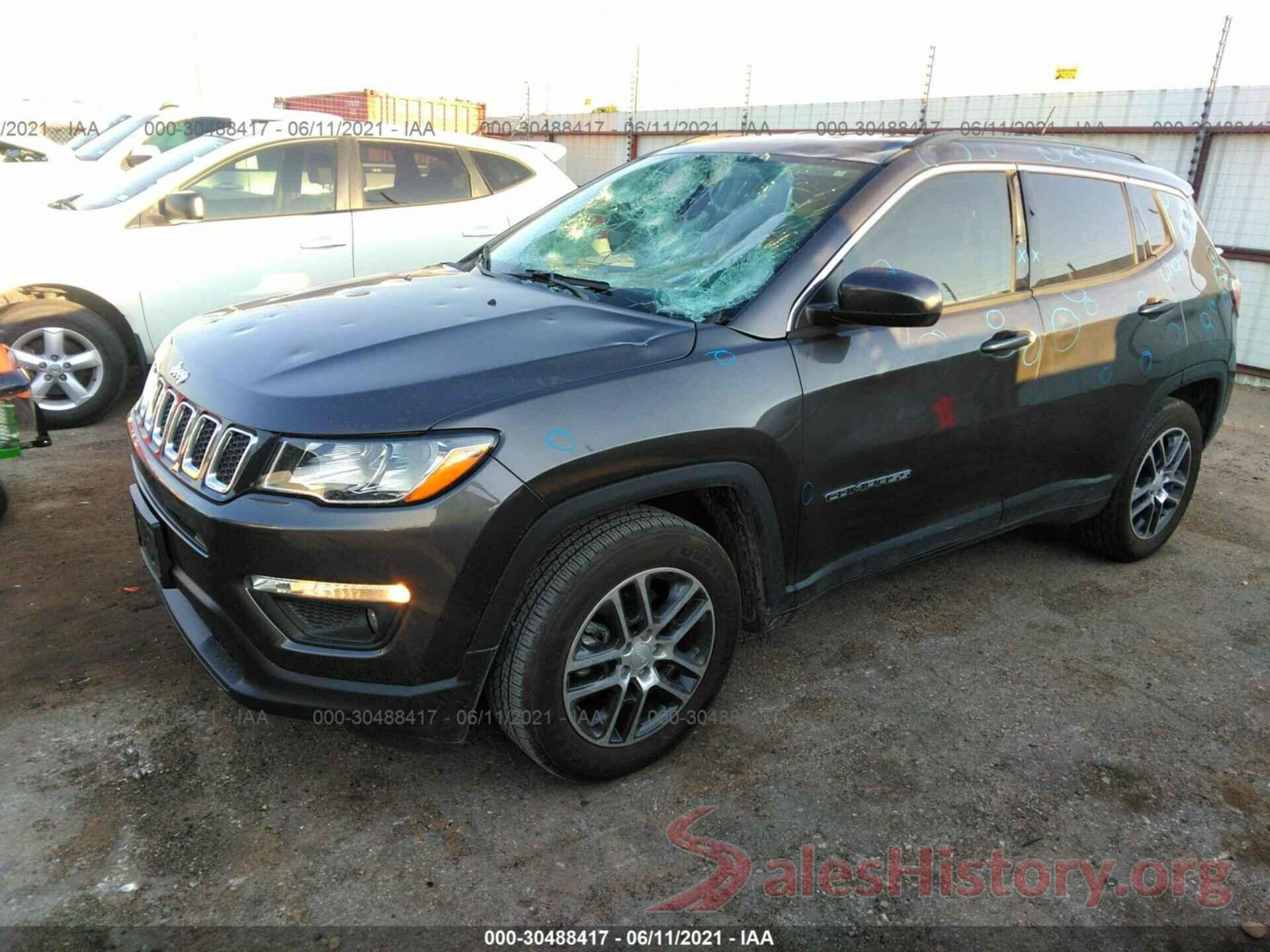 3C4NJCBB7KT685736 2019 JEEP COMPASS