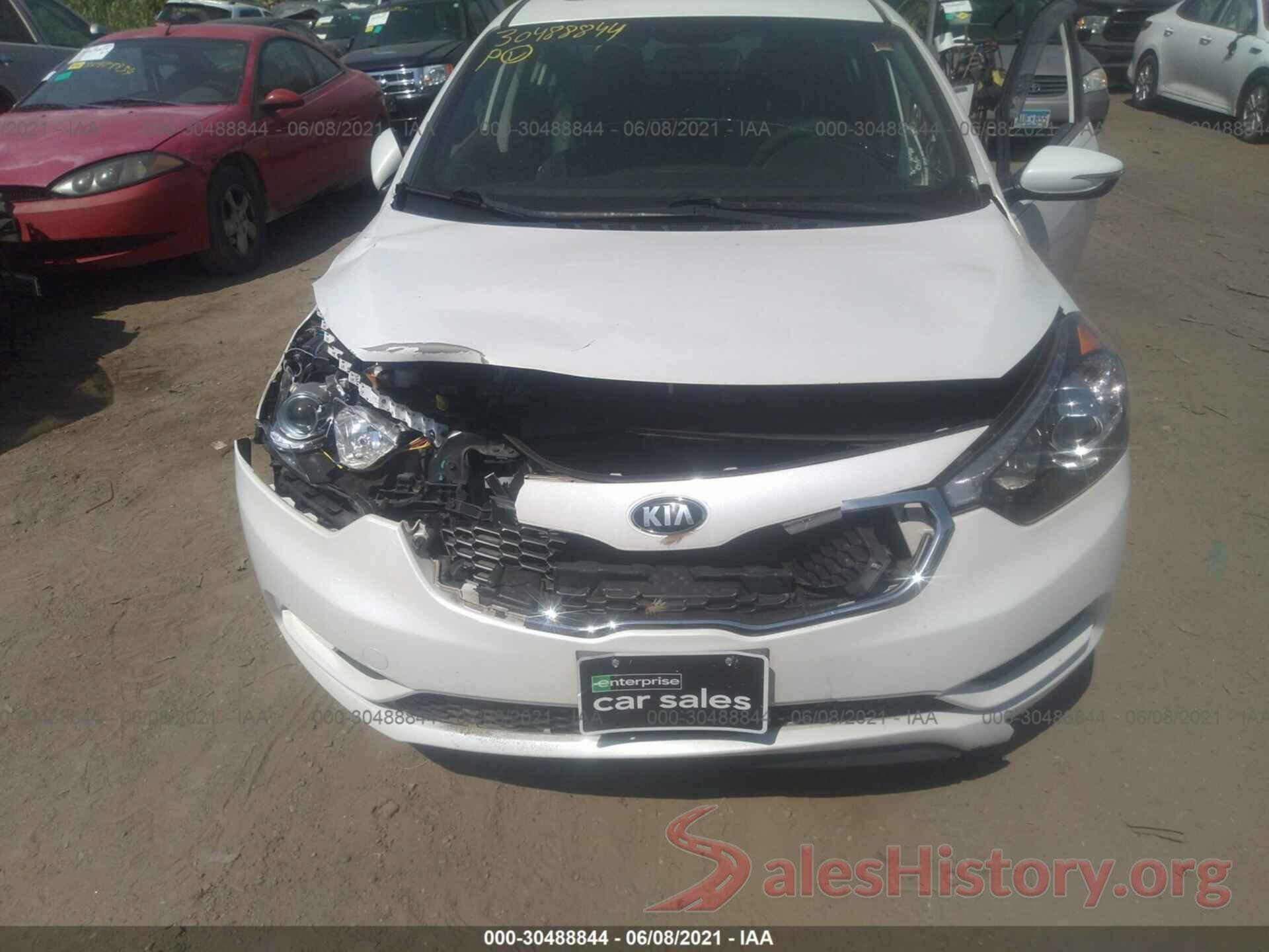 KNAFZ4A88G5479824 2016 KIA FORTE