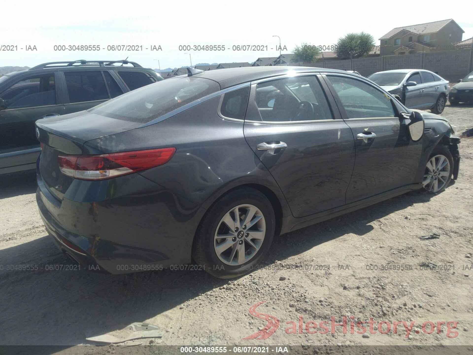 KNAGT4L38G5107178 2016 KIA OPTIMA