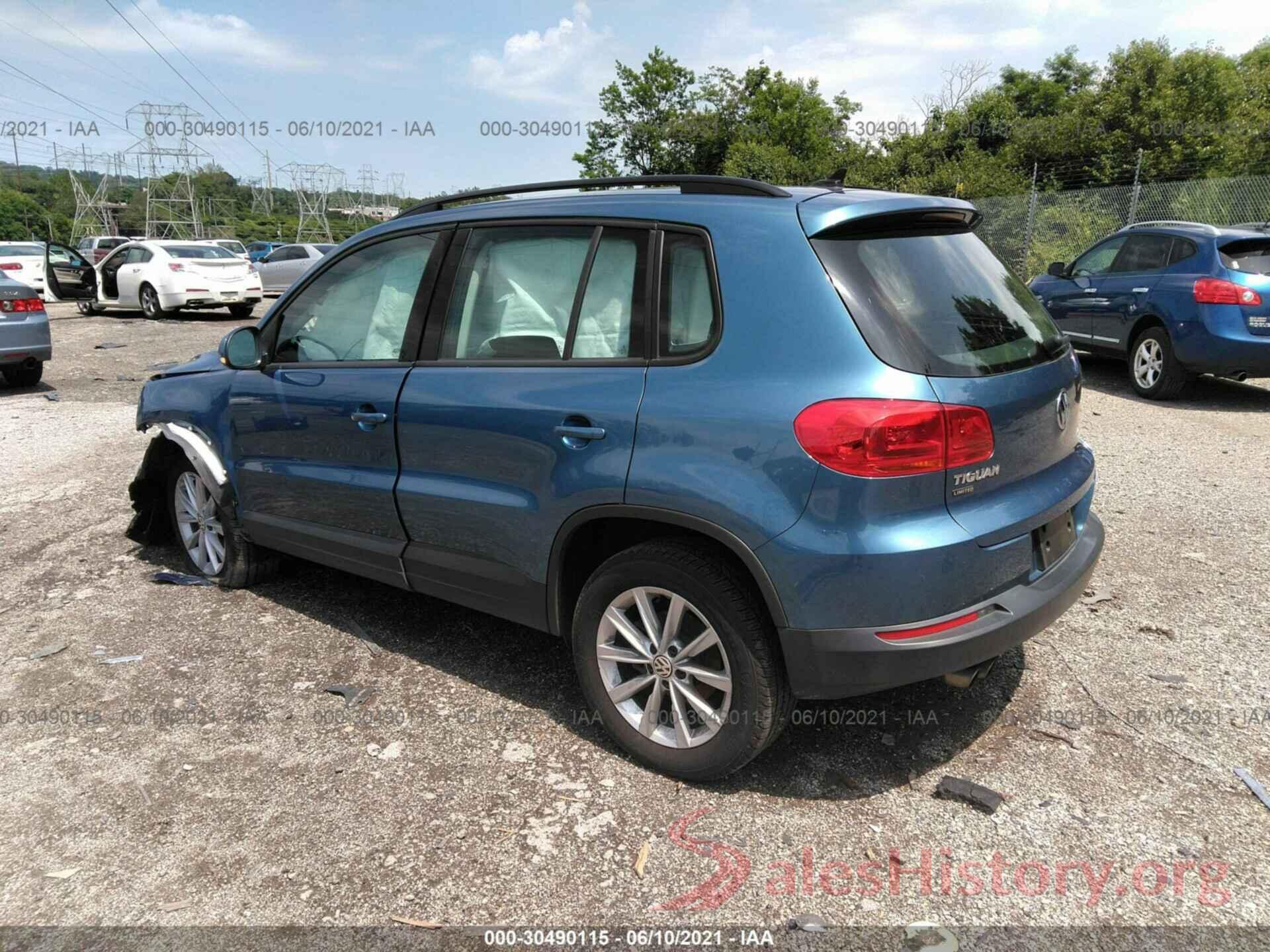 WVGBV7AX8HK047710 2017 VOLKSWAGEN TIGUAN