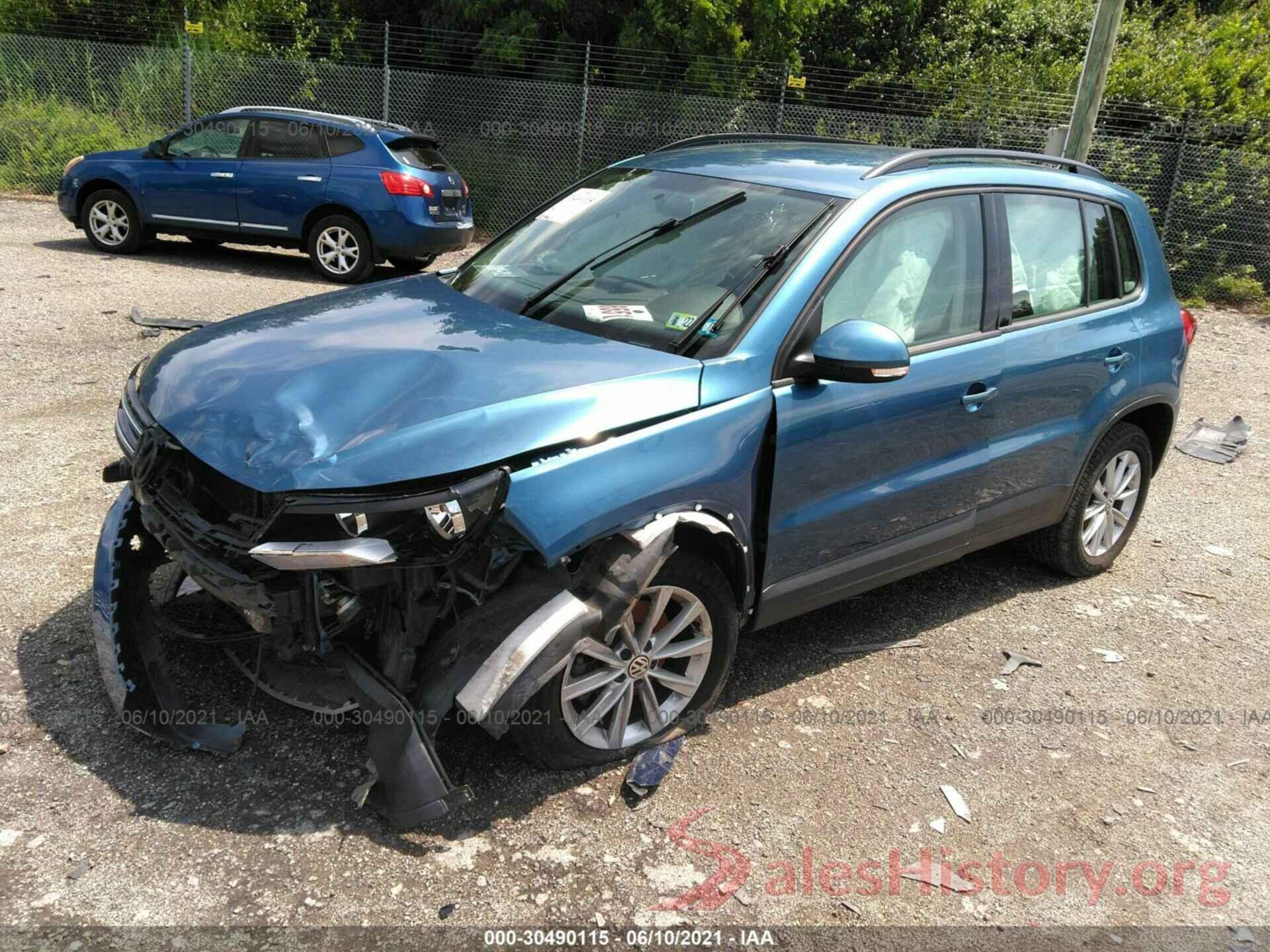 WVGBV7AX8HK047710 2017 VOLKSWAGEN TIGUAN