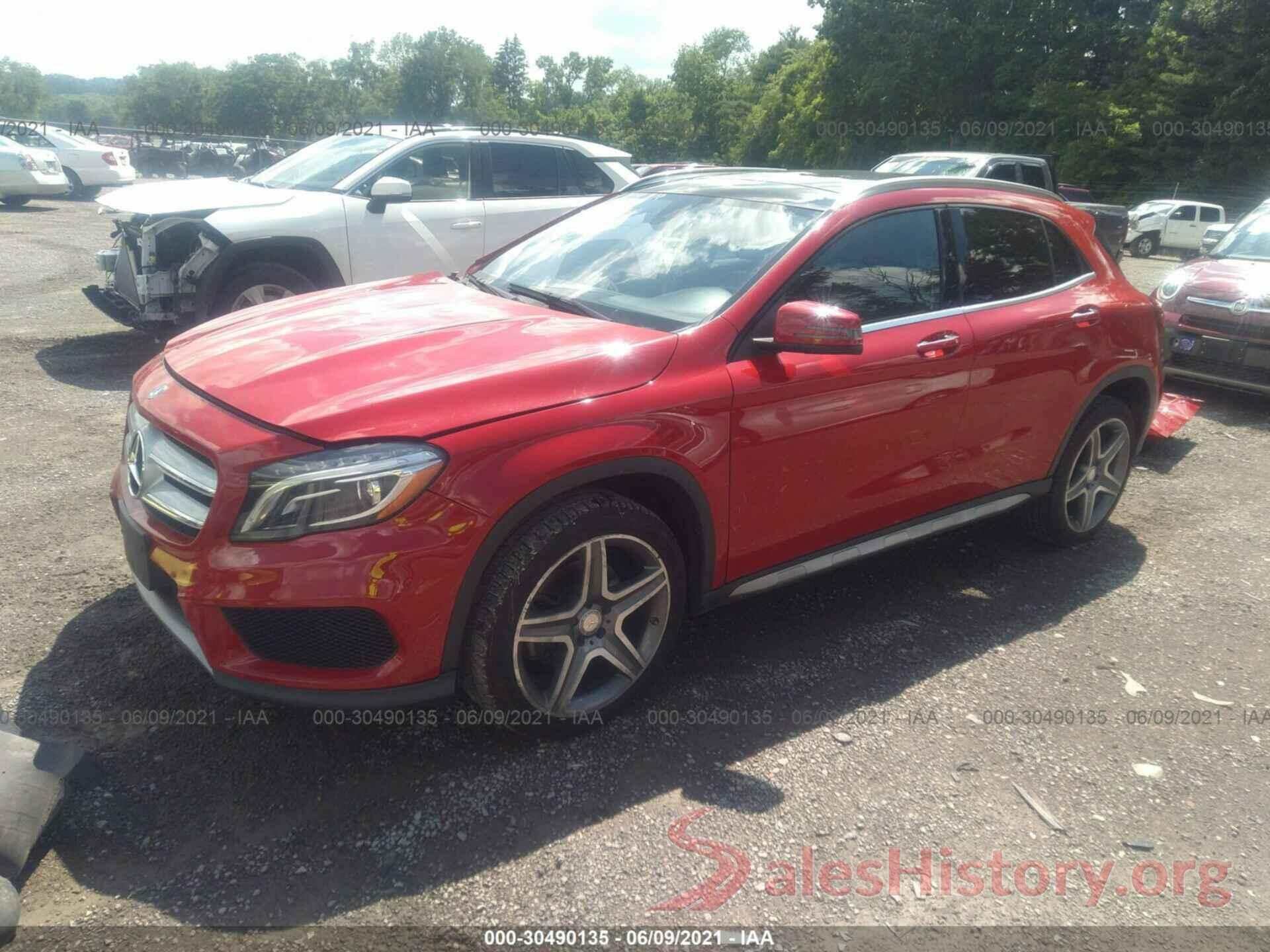 WDCTG4GB5GJ192991 2016 MERCEDES-BENZ GLA