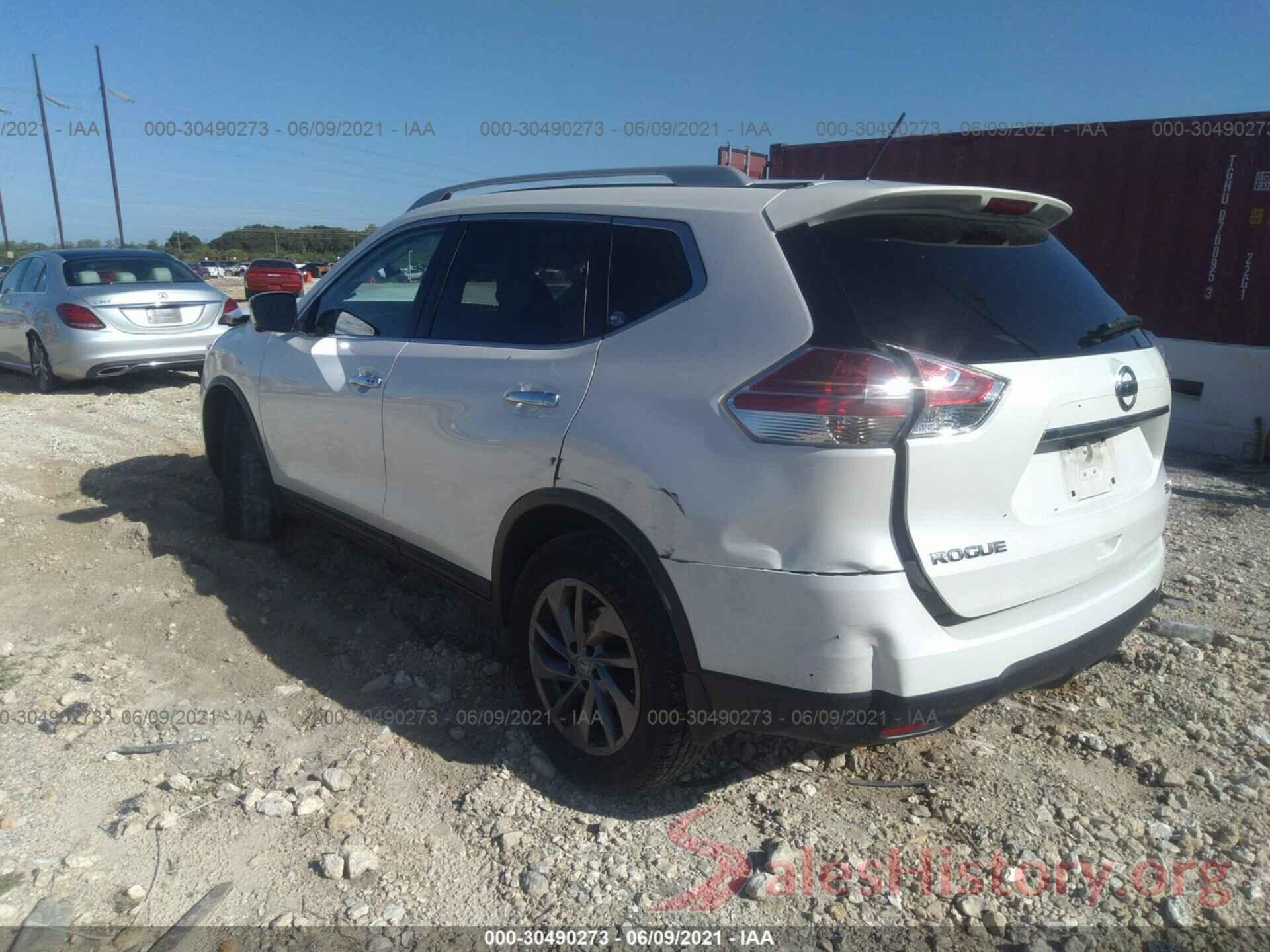 5N1AT2MV0GC876147 2016 NISSAN ROGUE