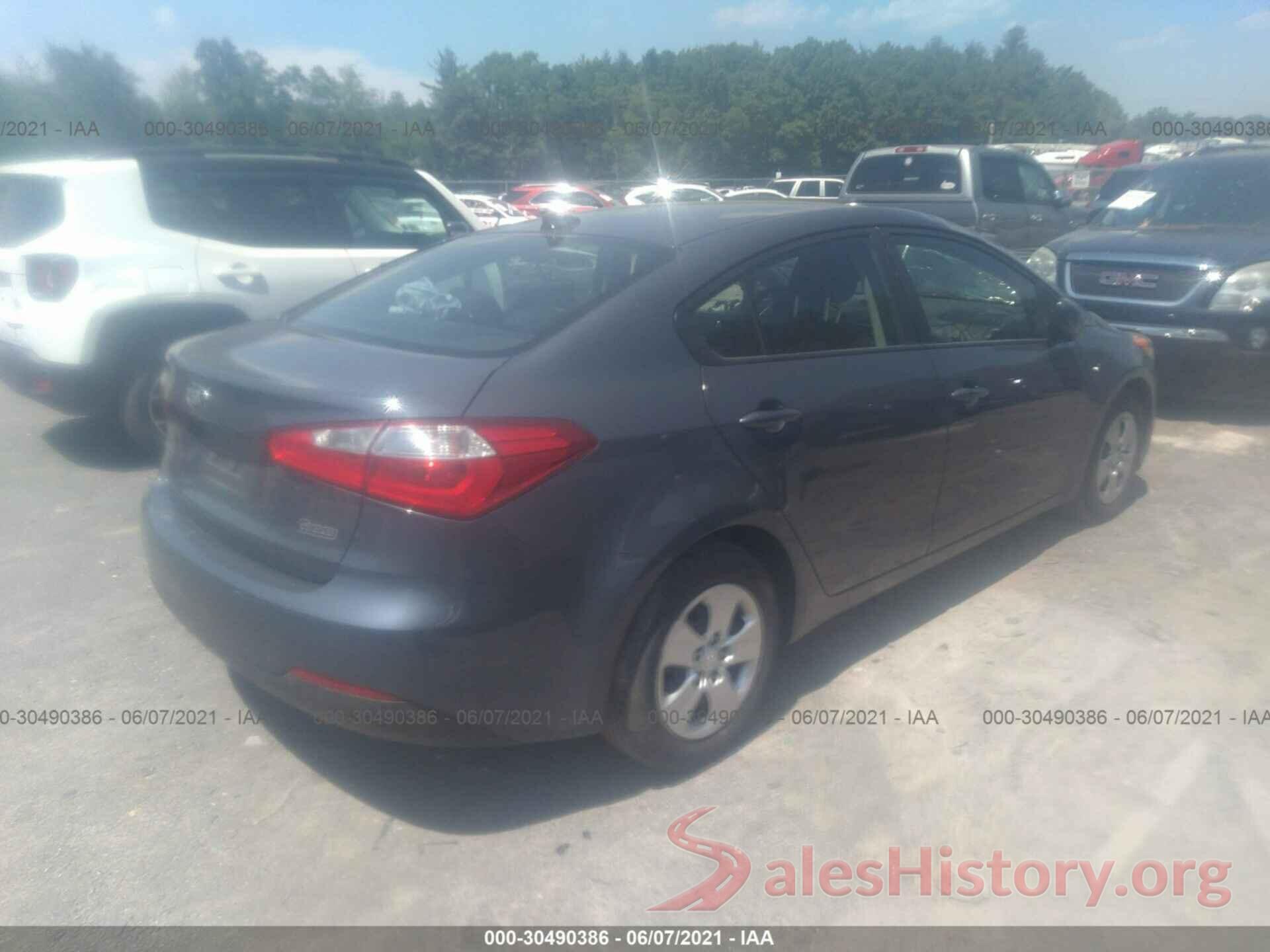 KNAFK4A64G5610699 2016 KIA FORTE