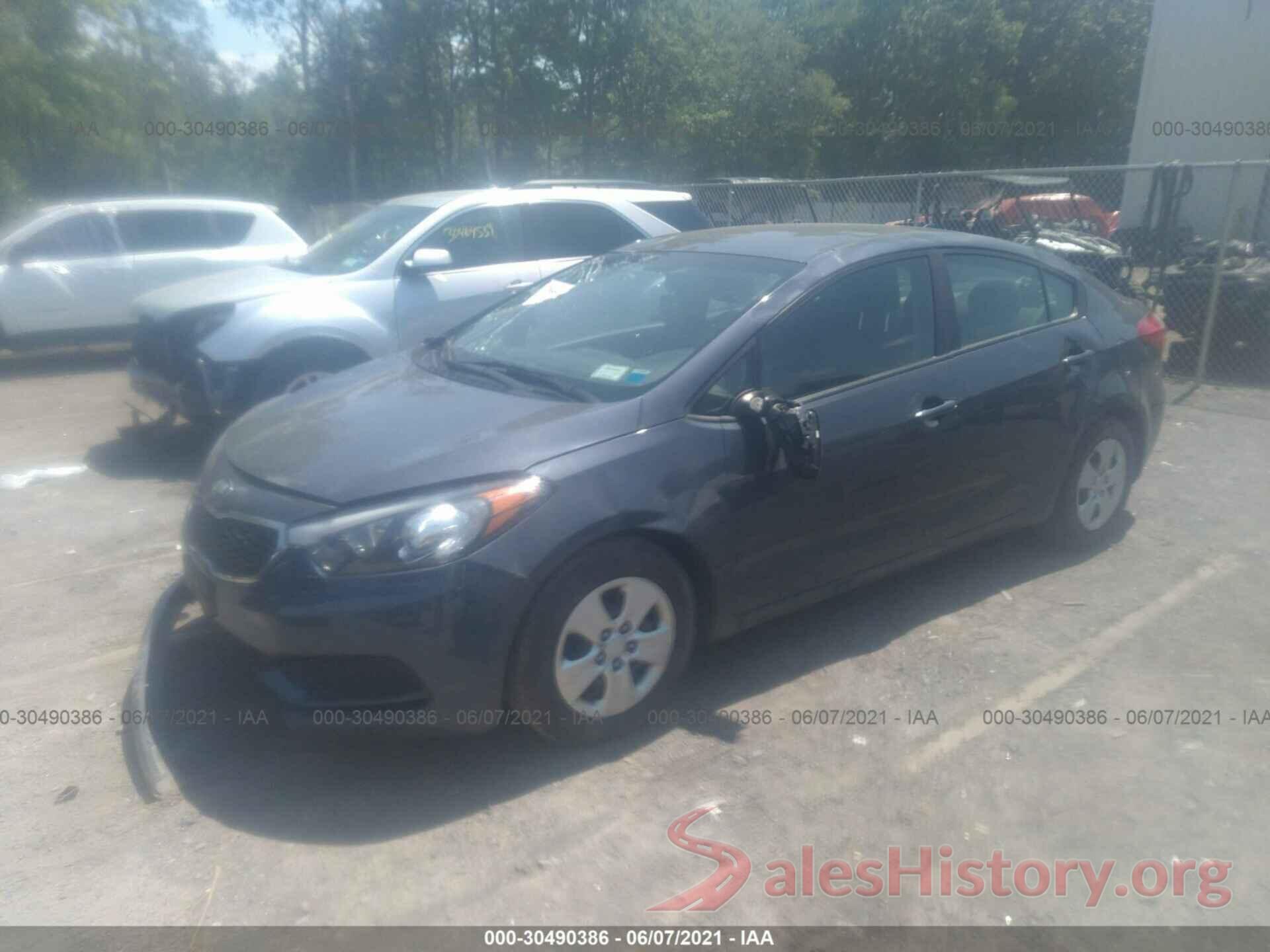 KNAFK4A64G5610699 2016 KIA FORTE