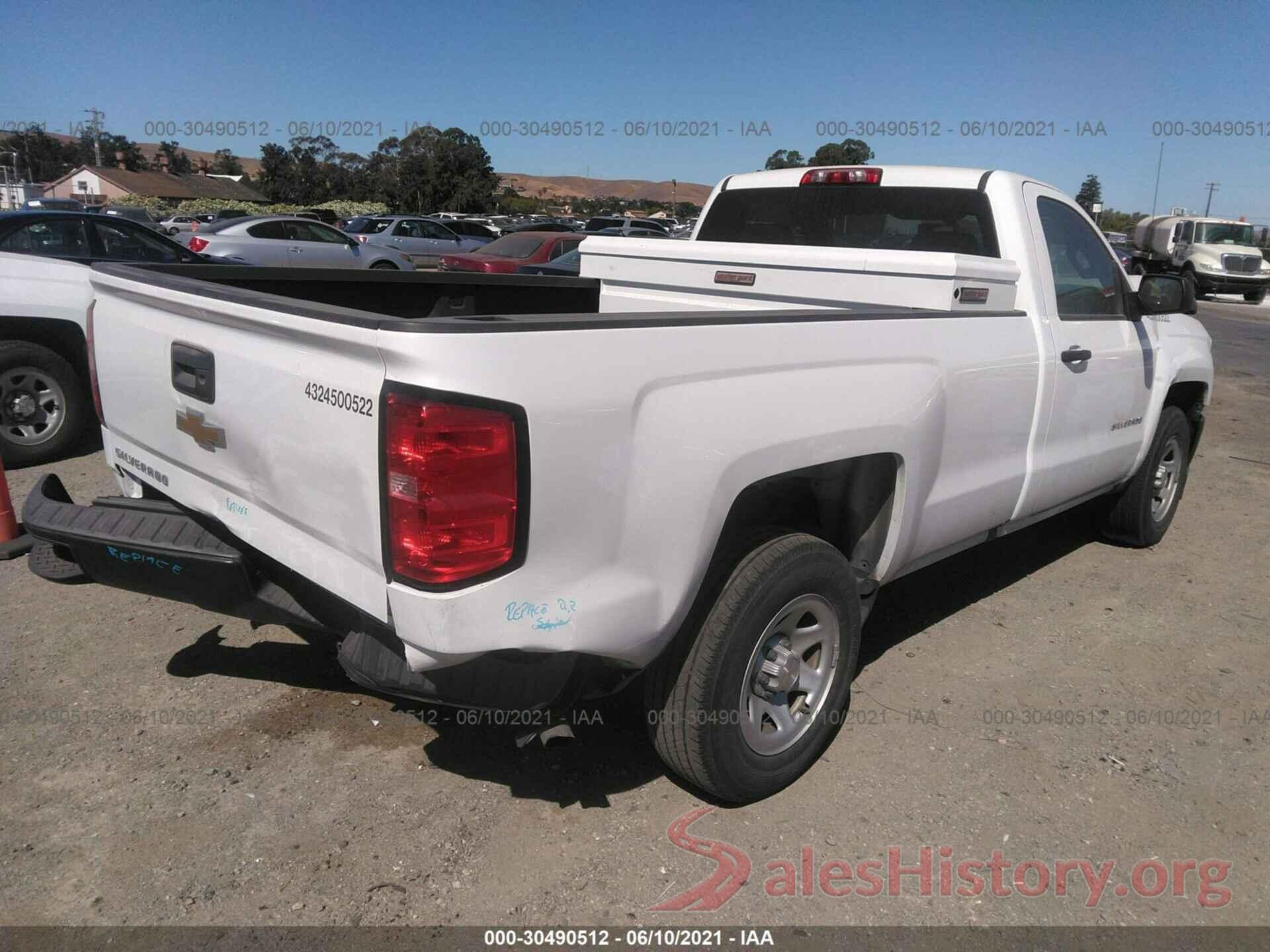 1GCNCNEC5HZ265257 2017 CHEVROLET SILVERADO 1500