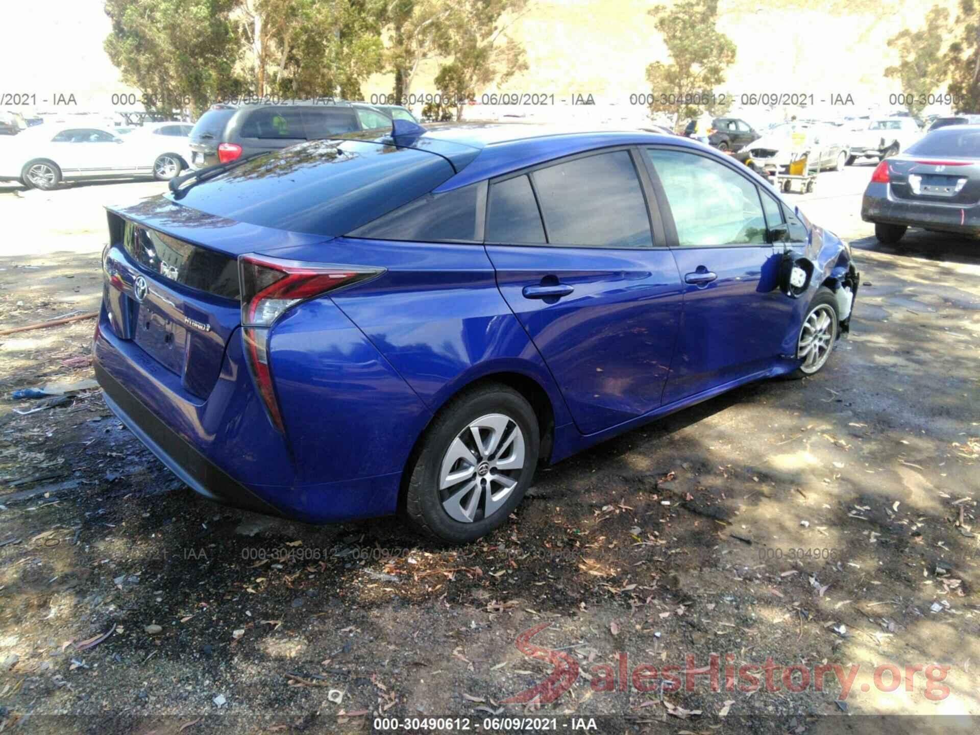 JTDKARFU3G3519220 2016 TOYOTA PRIUS