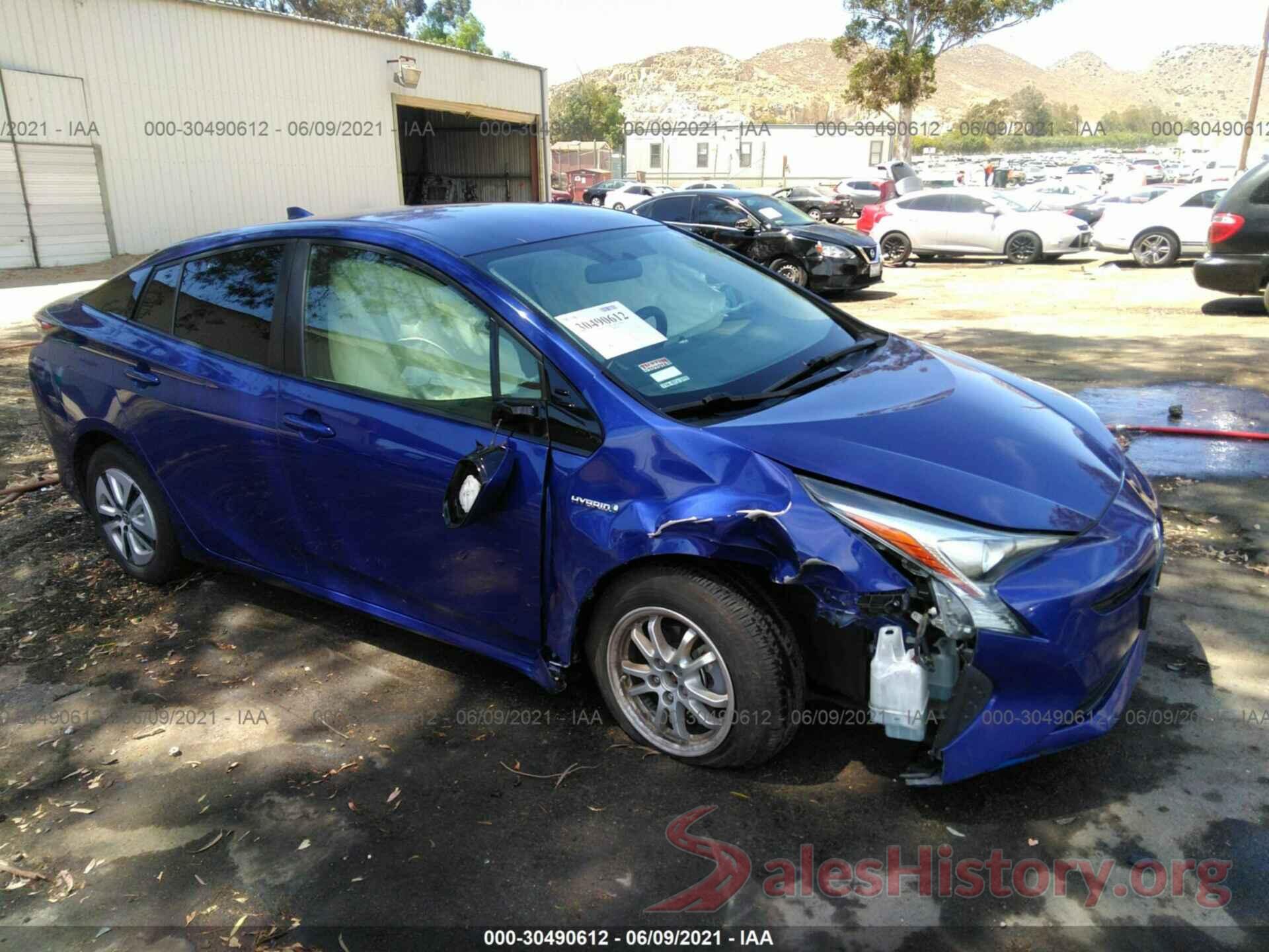 JTDKARFU3G3519220 2016 TOYOTA PRIUS