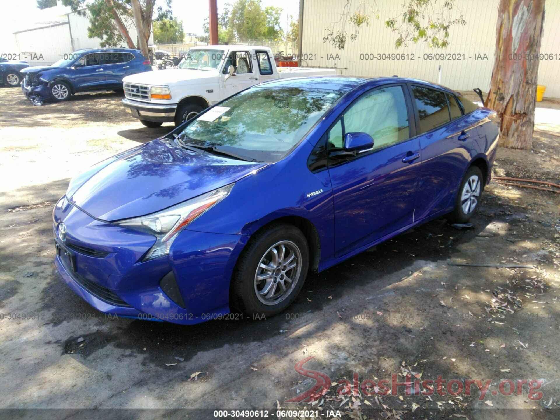 JTDKARFU3G3519220 2016 TOYOTA PRIUS