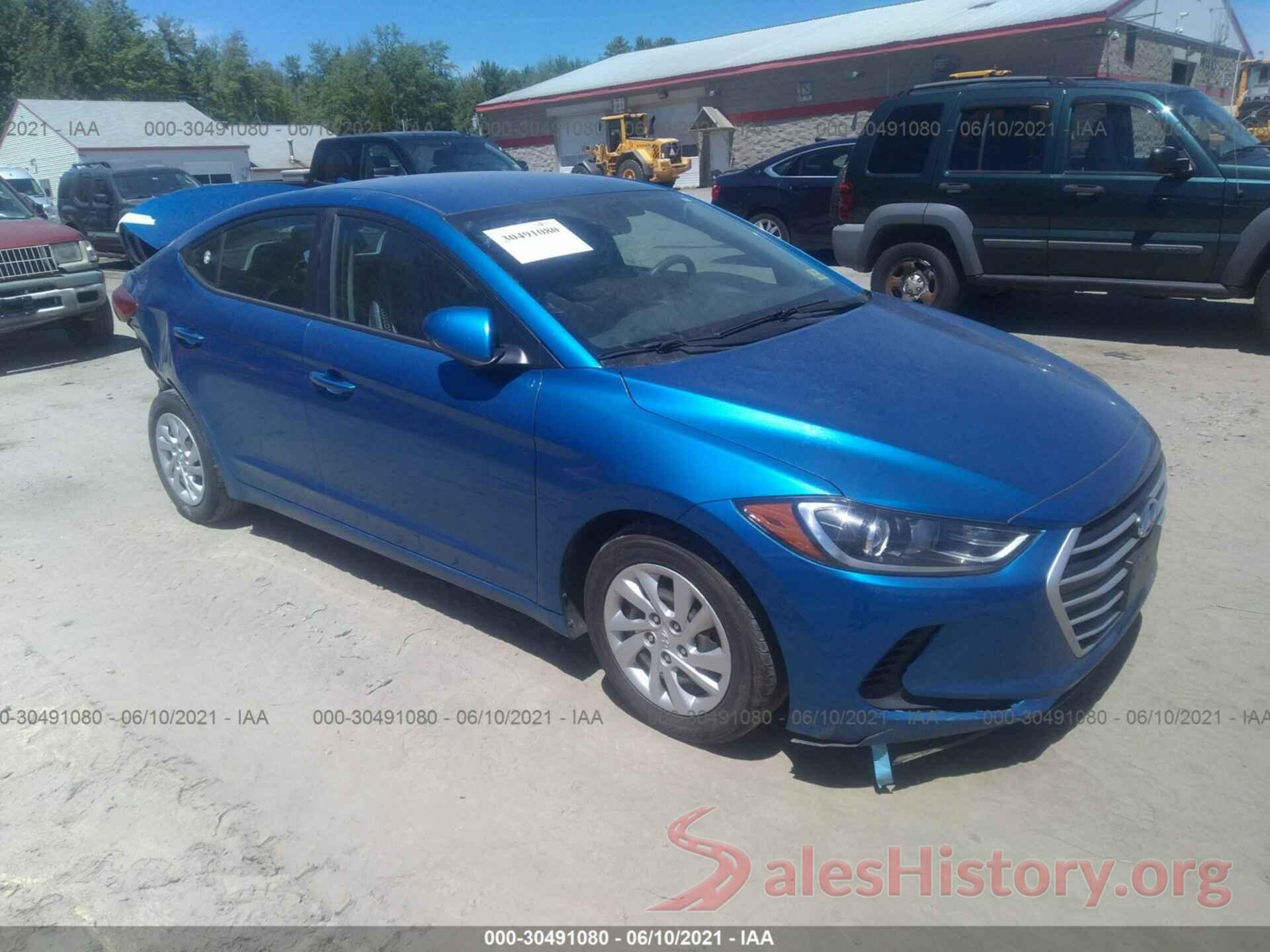 5NPD74LF9HH082846 2017 HYUNDAI ELANTRA