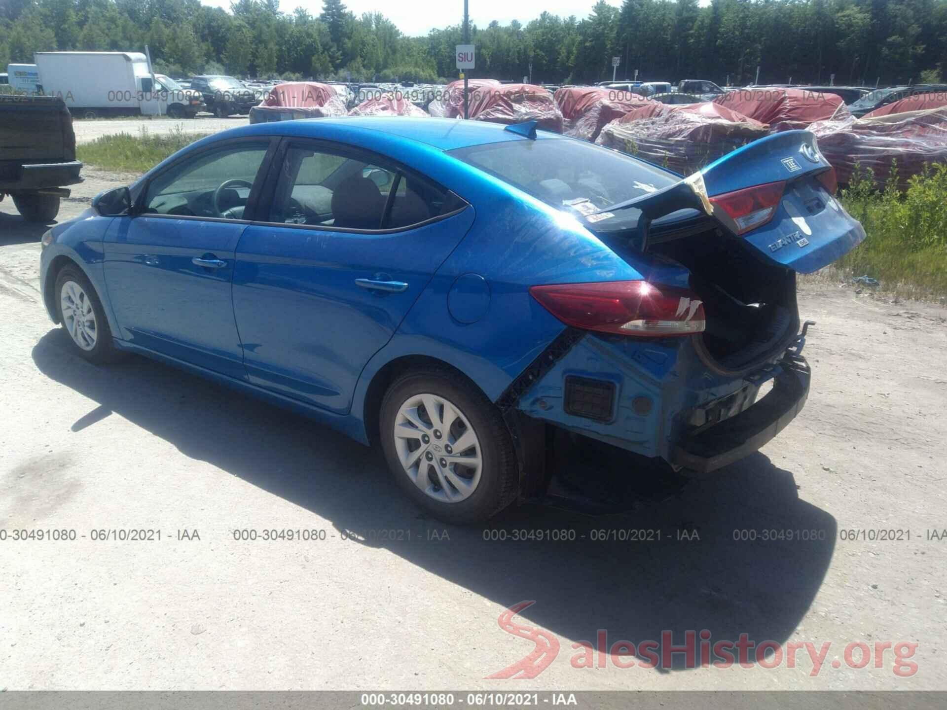 5NPD74LF9HH082846 2017 HYUNDAI ELANTRA