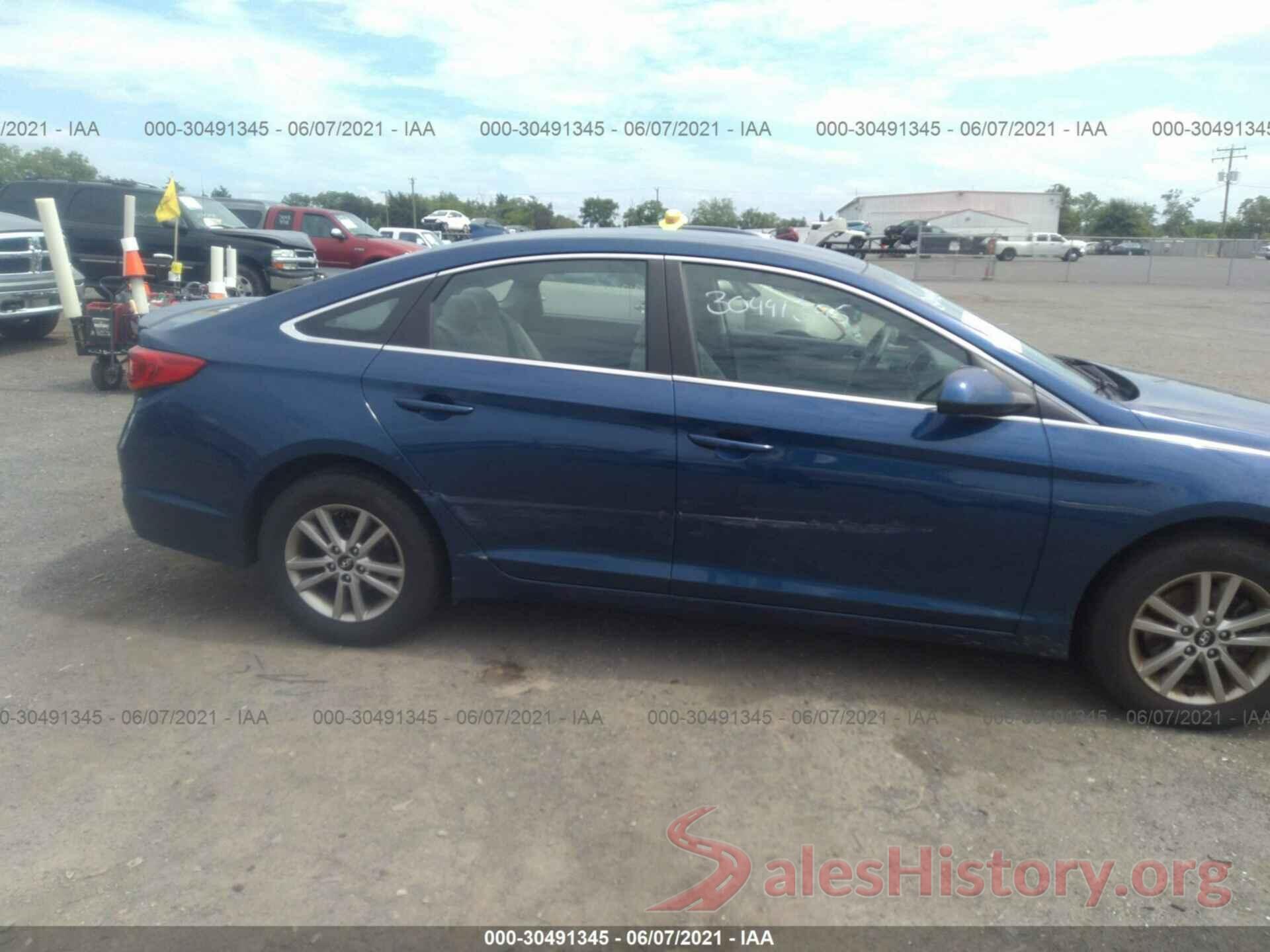 5NPE24AF4HH493738 2017 HYUNDAI SONATA