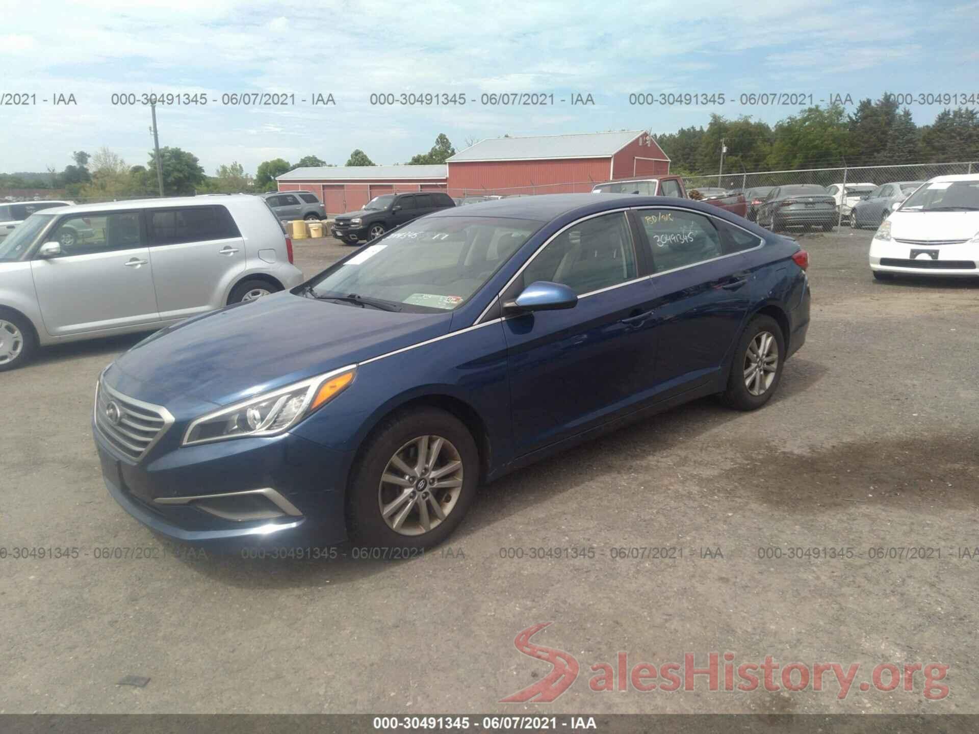 5NPE24AF4HH493738 2017 HYUNDAI SONATA