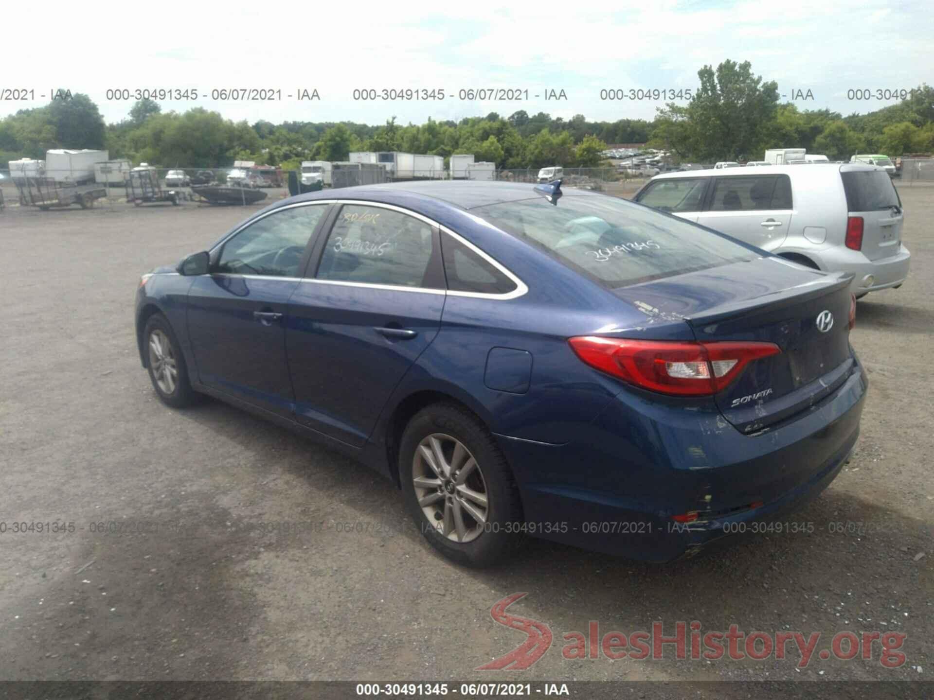 5NPE24AF4HH493738 2017 HYUNDAI SONATA