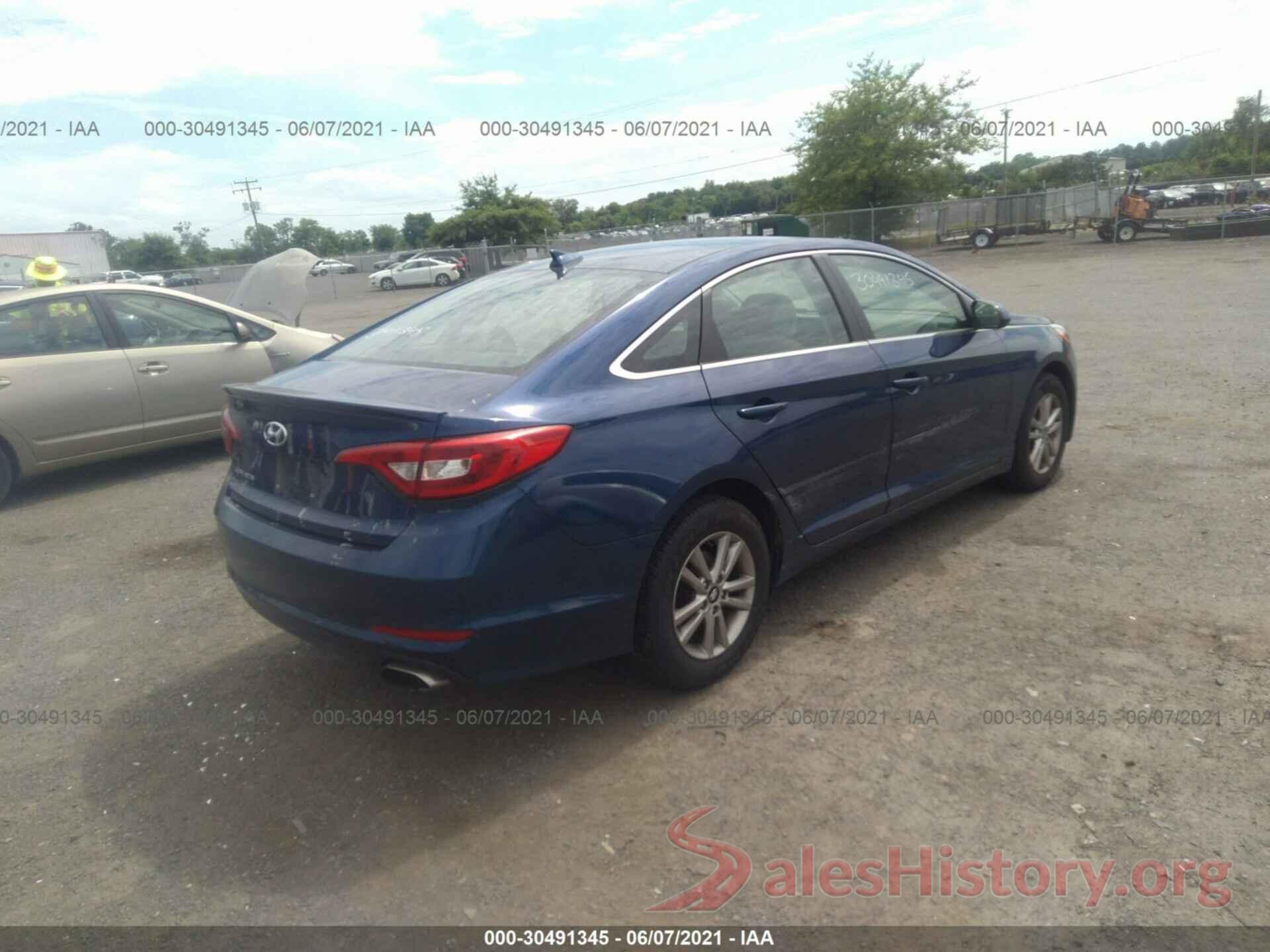 5NPE24AF4HH493738 2017 HYUNDAI SONATA