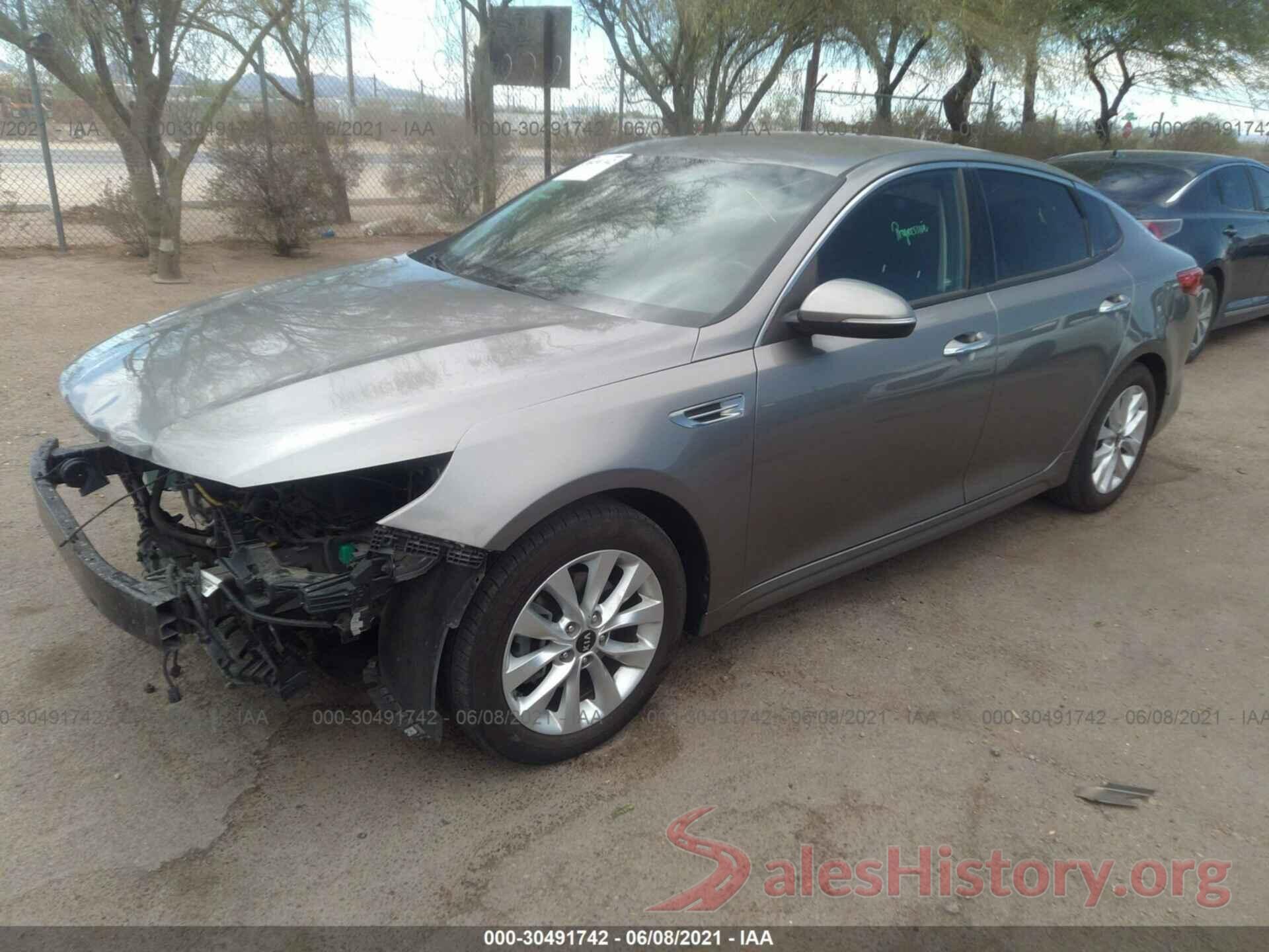 5XXGU4L34GG088897 2016 KIA OPTIMA